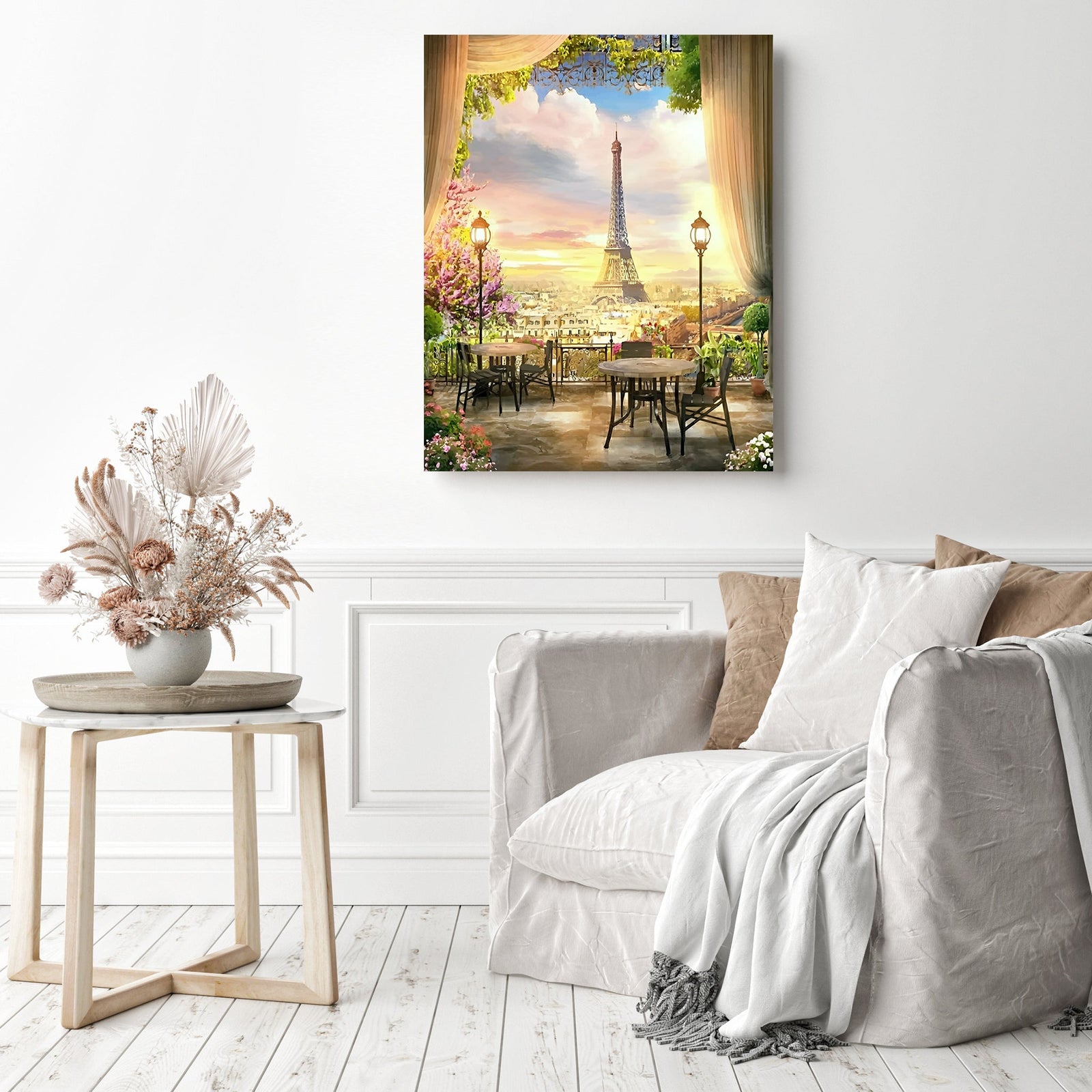 Nice View from Paris | Diamond Painting Displayed as Home Decor