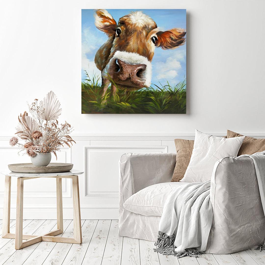 Cow in Field | Diamond Painting