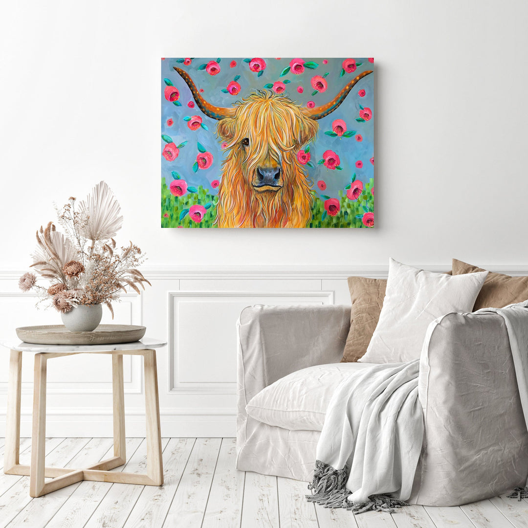 Highland Baby Cow | Diamond Painting