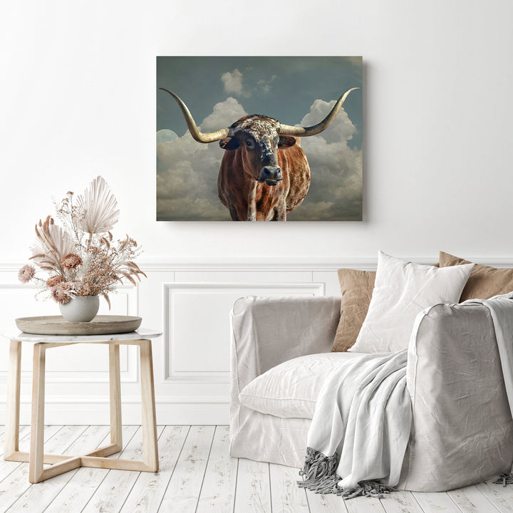 Texas Longhorn Cattle | Diamond Painting