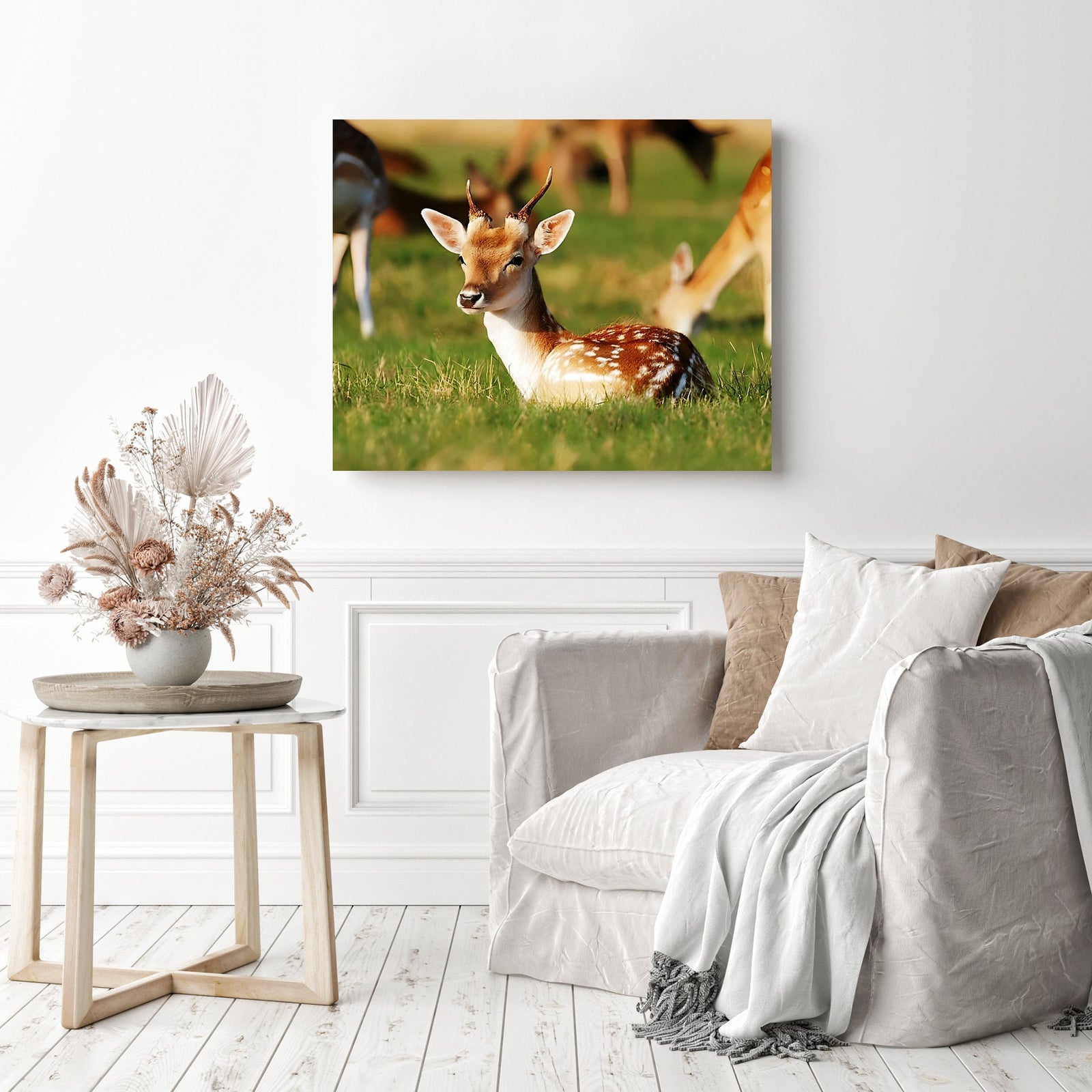 Baby Deer | Diamond Painting Displayed as Home Decor