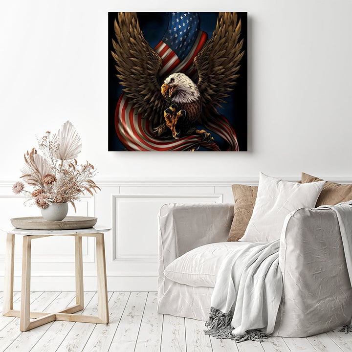 Eagle Star and Stripe | Diamond Painting