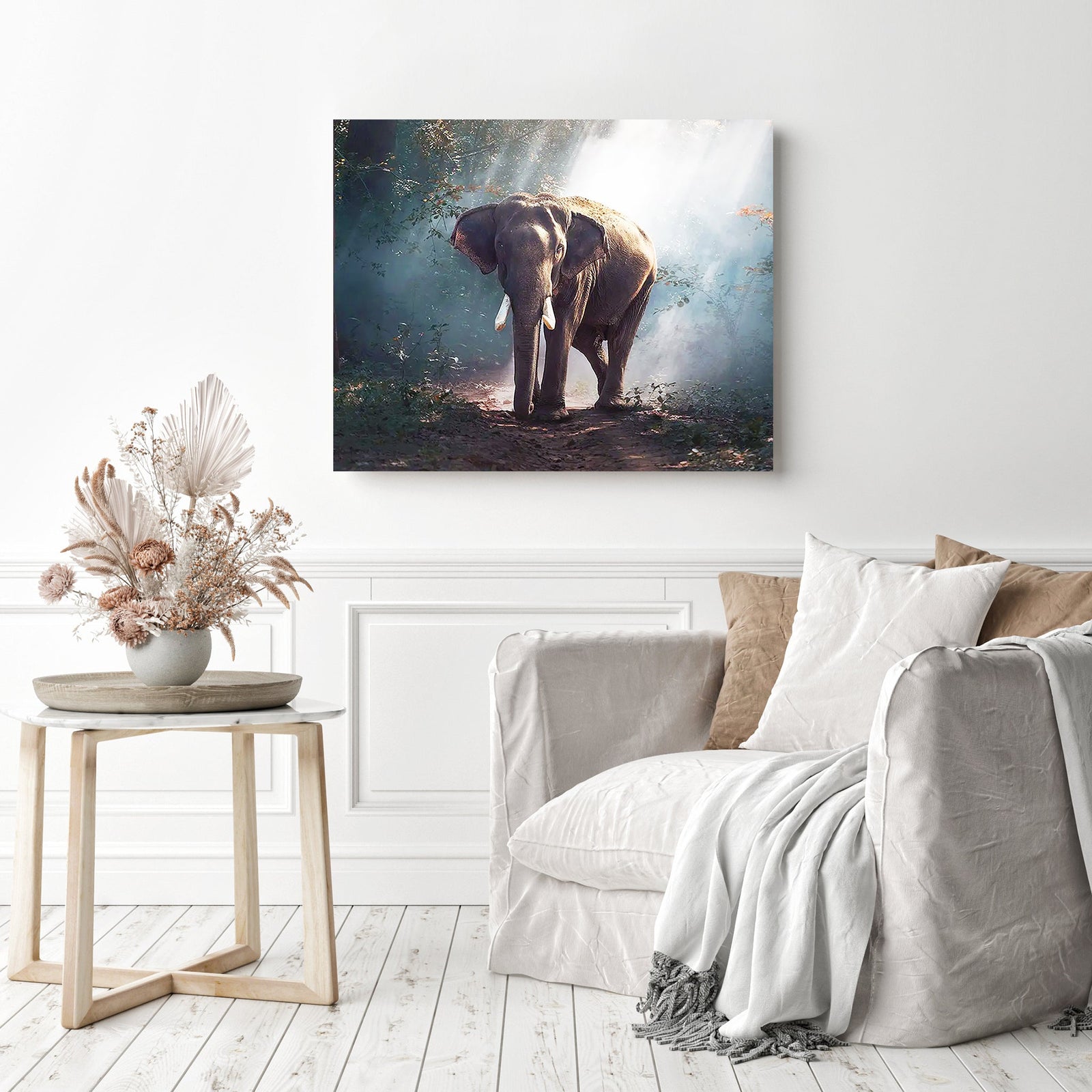 Forest Trek | Diamond Painting Displayed as Home Decor