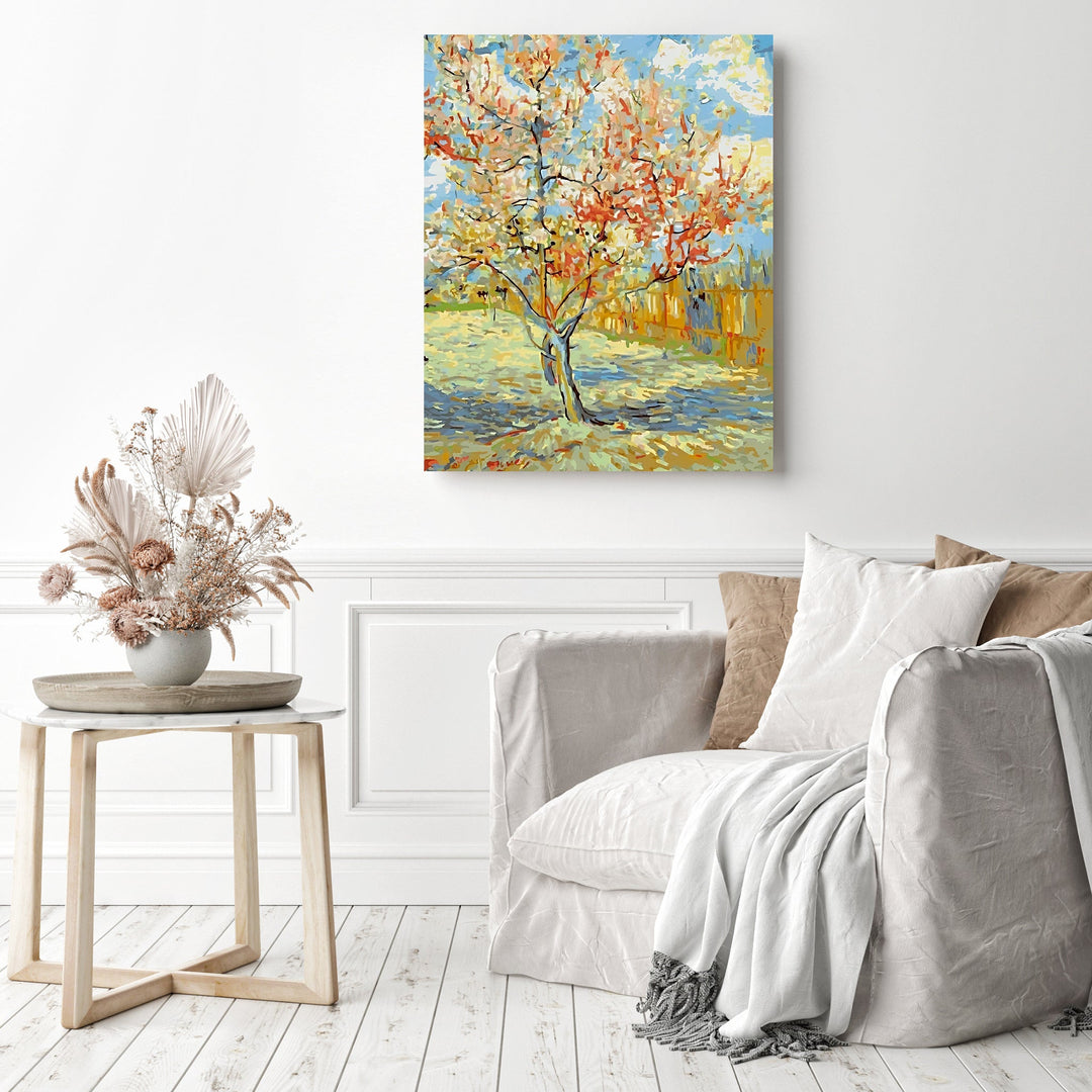 Pink Peach Trees | Diamond Painting