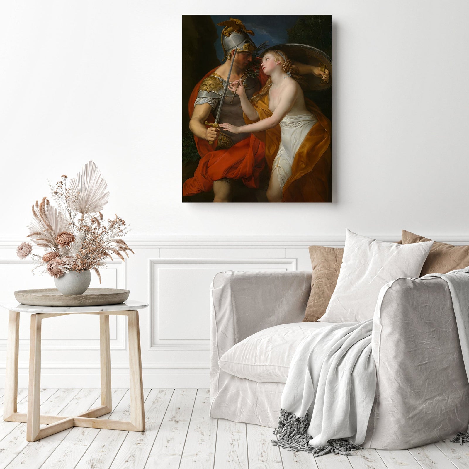 Allegory of Peace and War | Diamond Painting Displayed as Home Decor