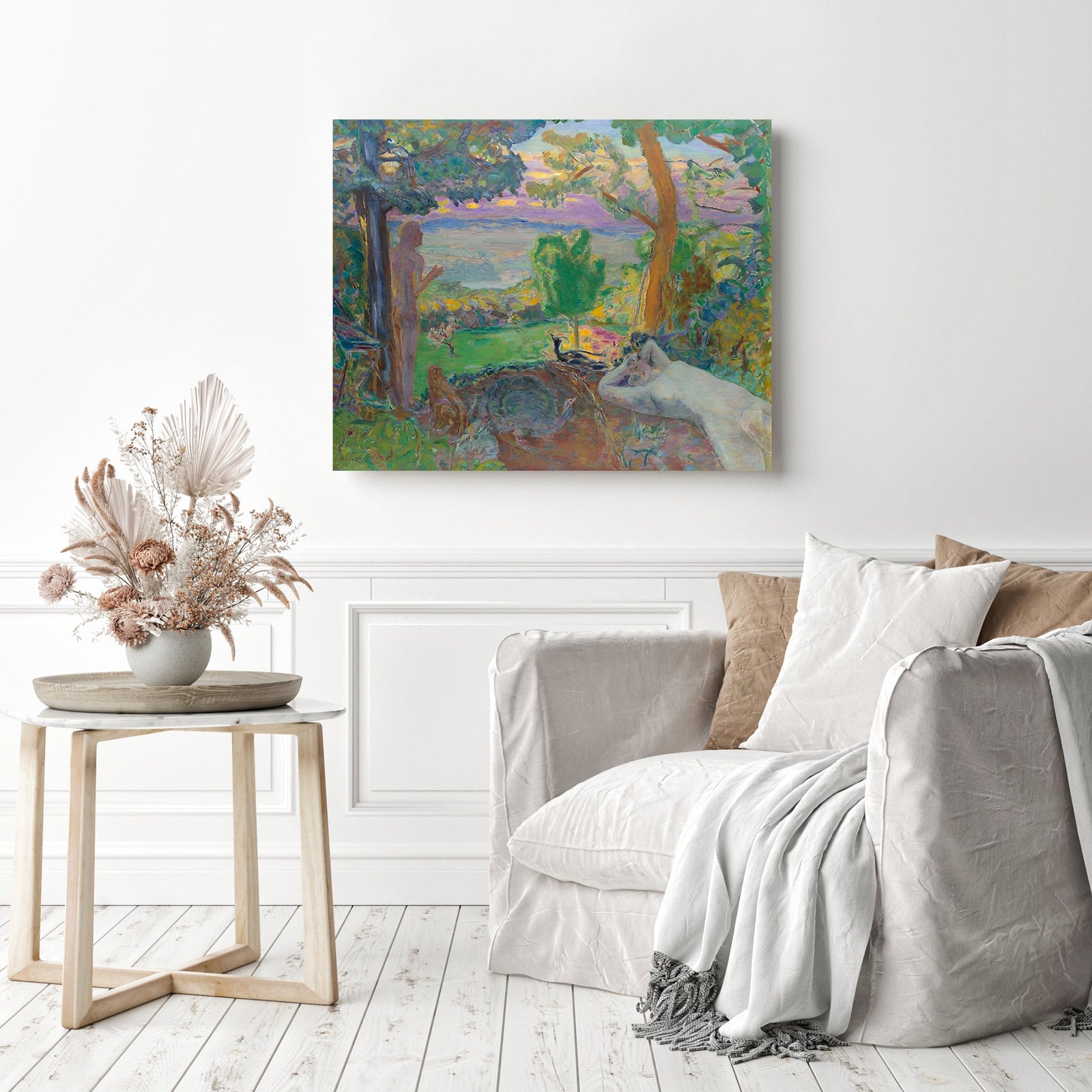 Earthly Paradise | Diamond Painting Displayed as Home Decor