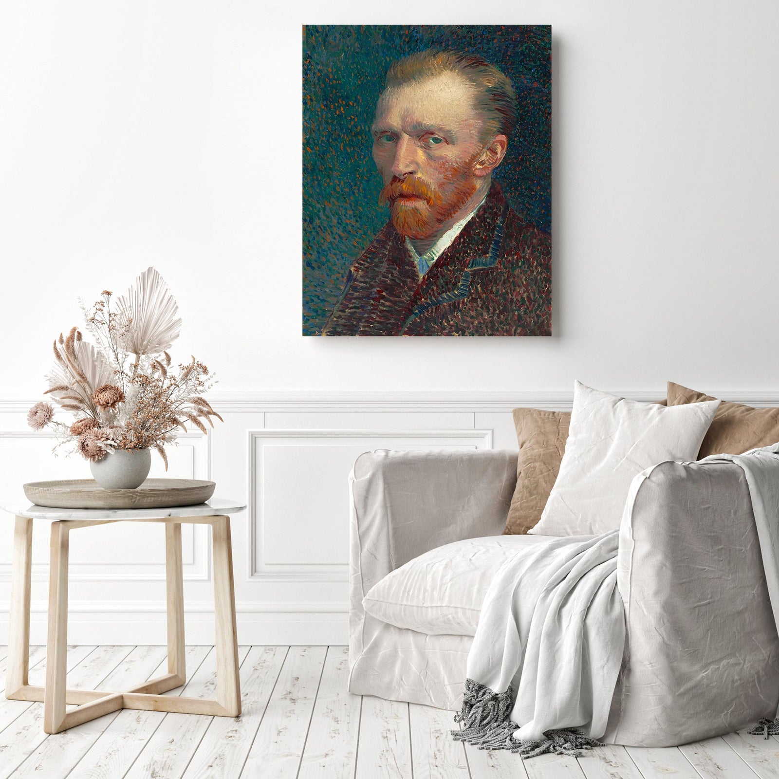 Self Portrait | Diamond Painting Displayed as Home Decor