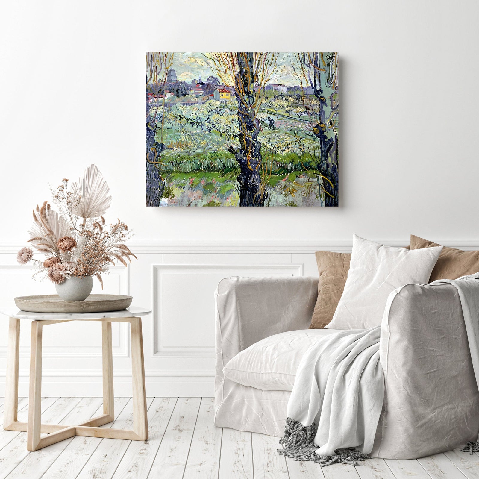 View of Arles - Vincent Van Gogh | Diamond Painting Displayed as Home Decor