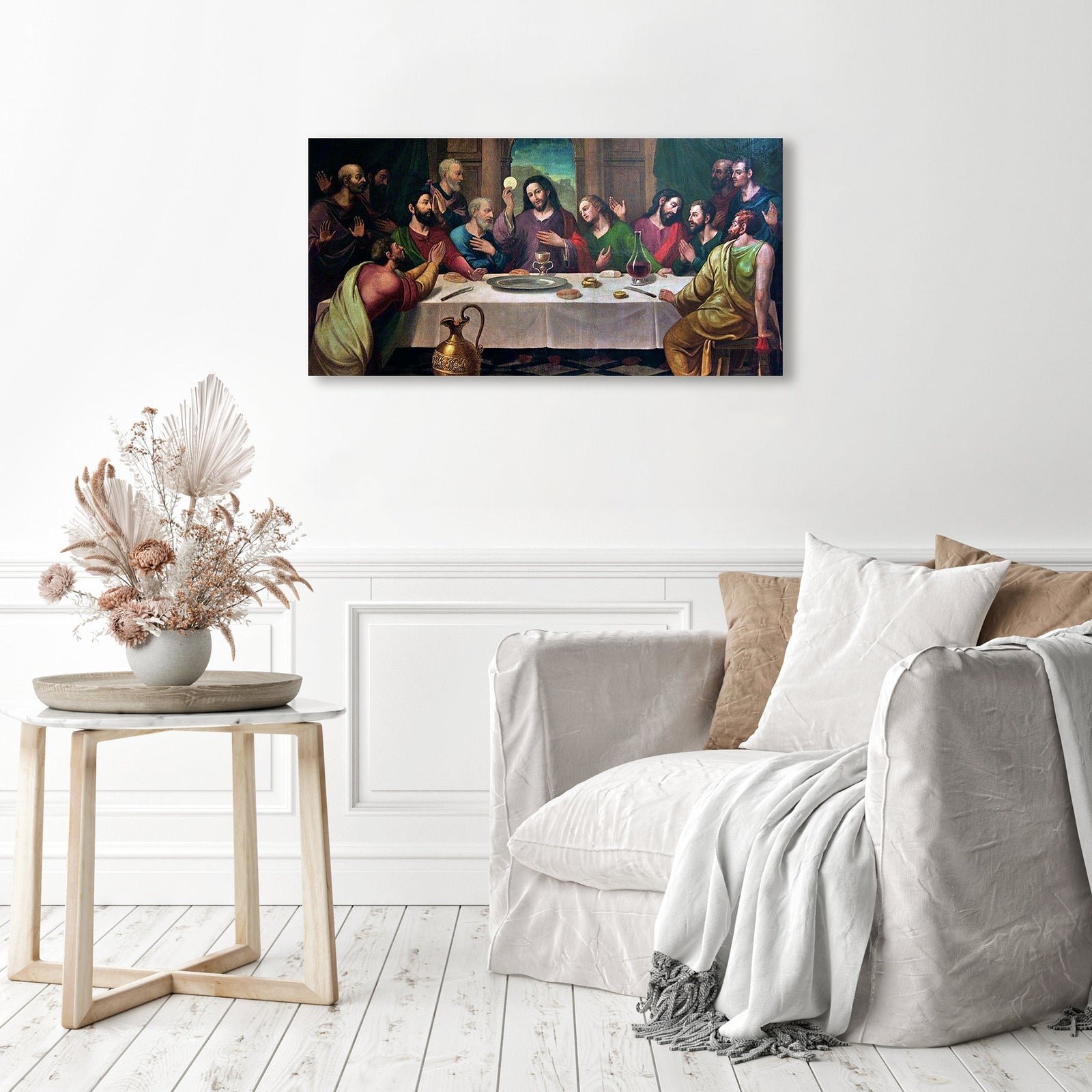 Jesus Christ last supper | Diamond Painting Displayed as Home Decor