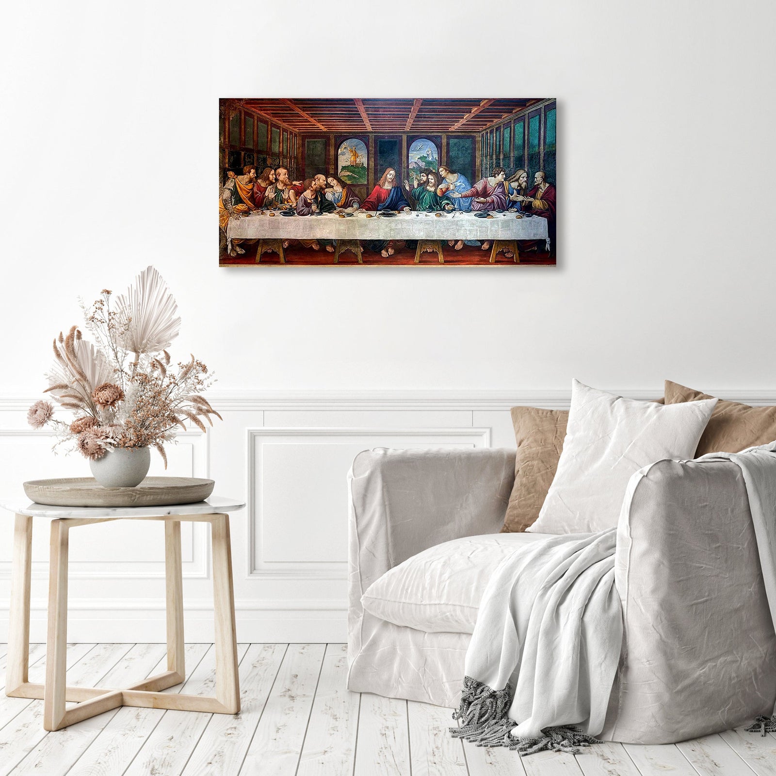 The Last Supper - Da Vinci | Diamond Painting Displayed as Home Decor