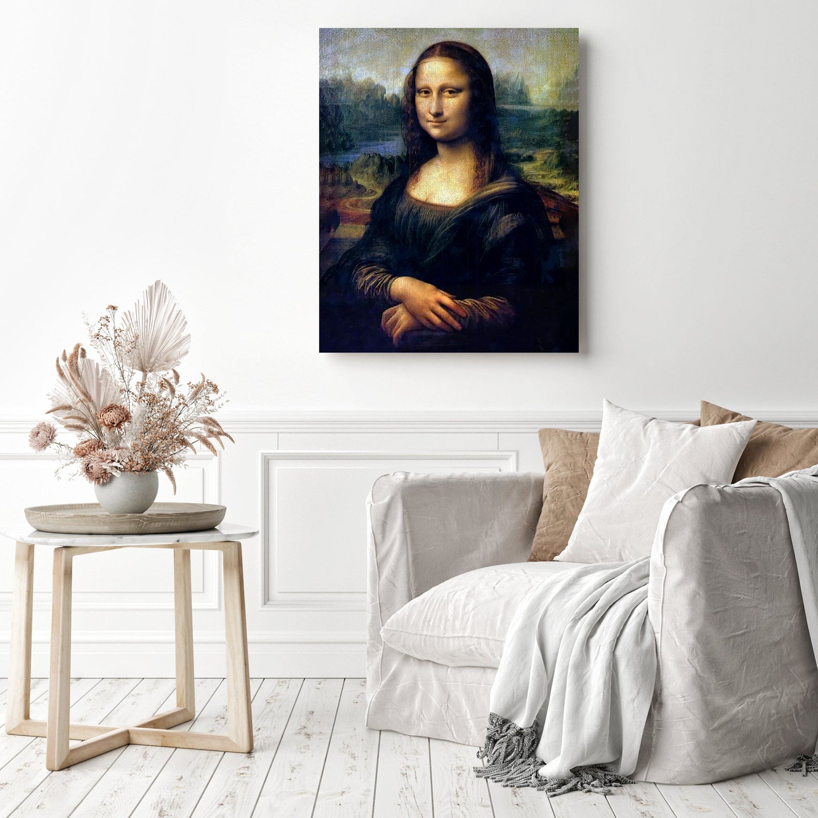 Mona Lisa | Diamond Painting Displayed as Home Decor