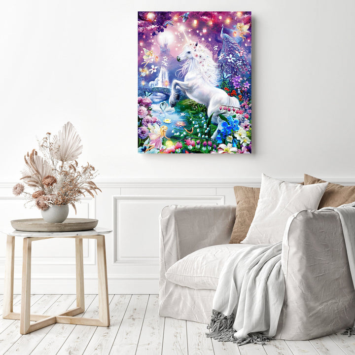 Fairy Unicorn Flower | Diamond Painting