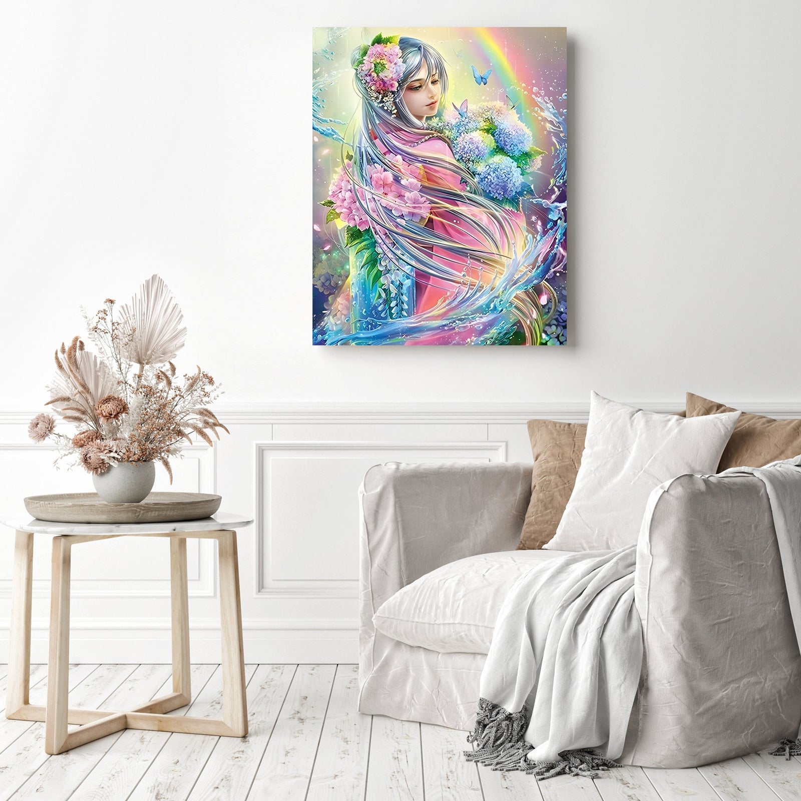 Fairy | Diamond Painting Displayed as Home Decor