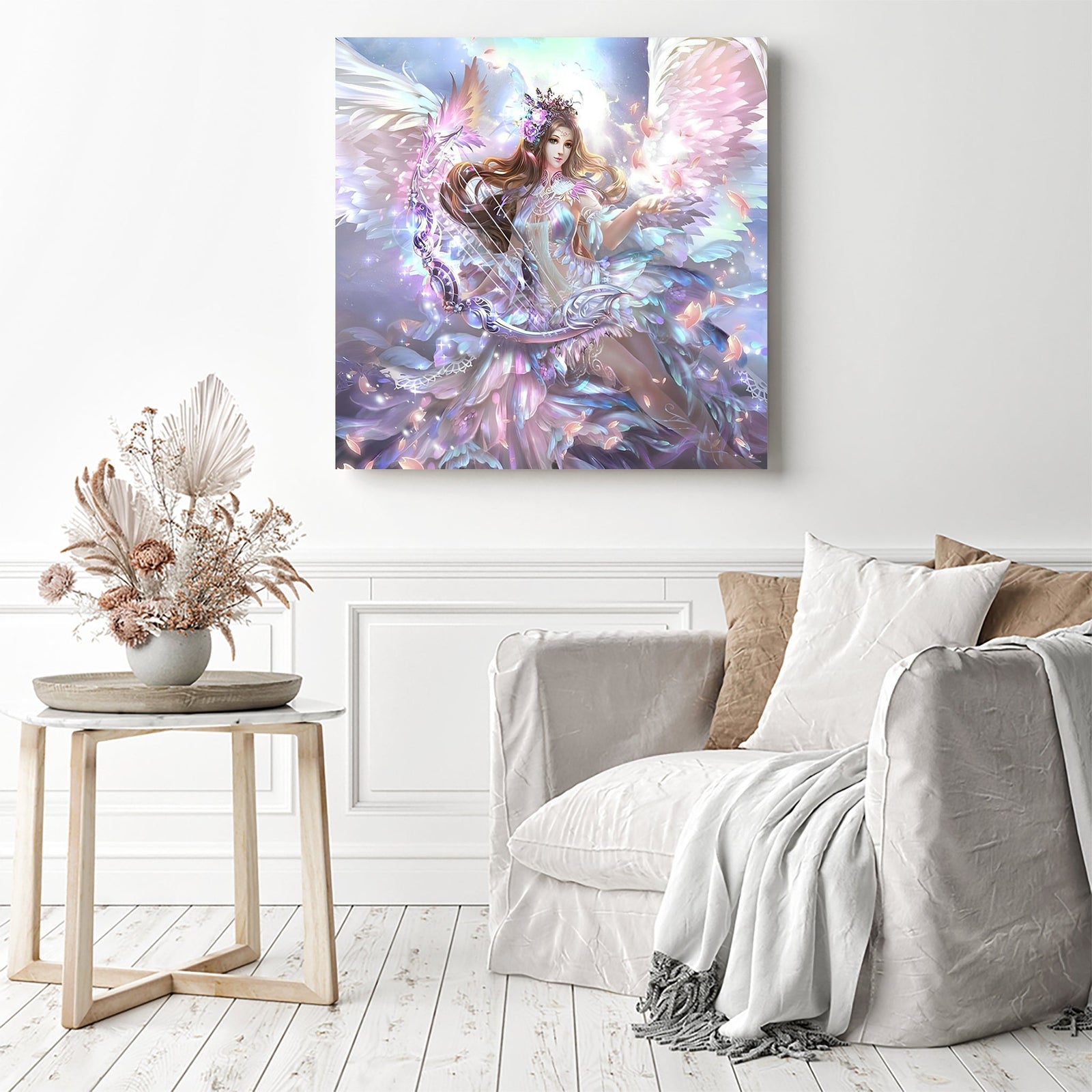 Fairy Angel | Diamond Painting Displayed as Home Decor