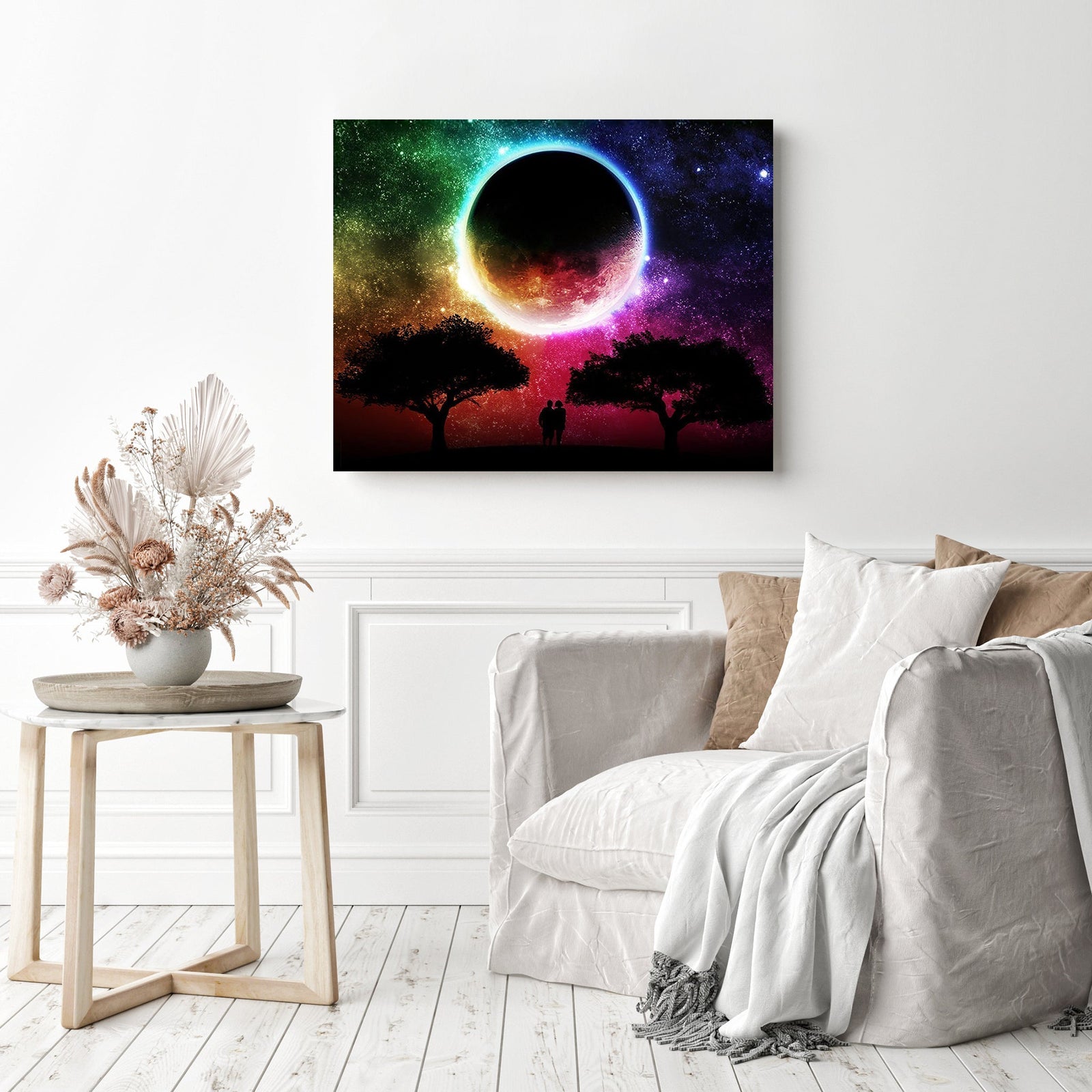 As the World Ends | Diamond Painting Displayed as Home Decor