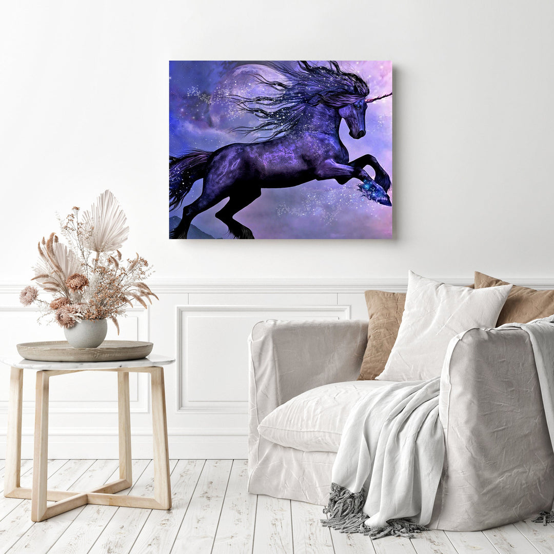 Purple Unicorn | Diamond Painting