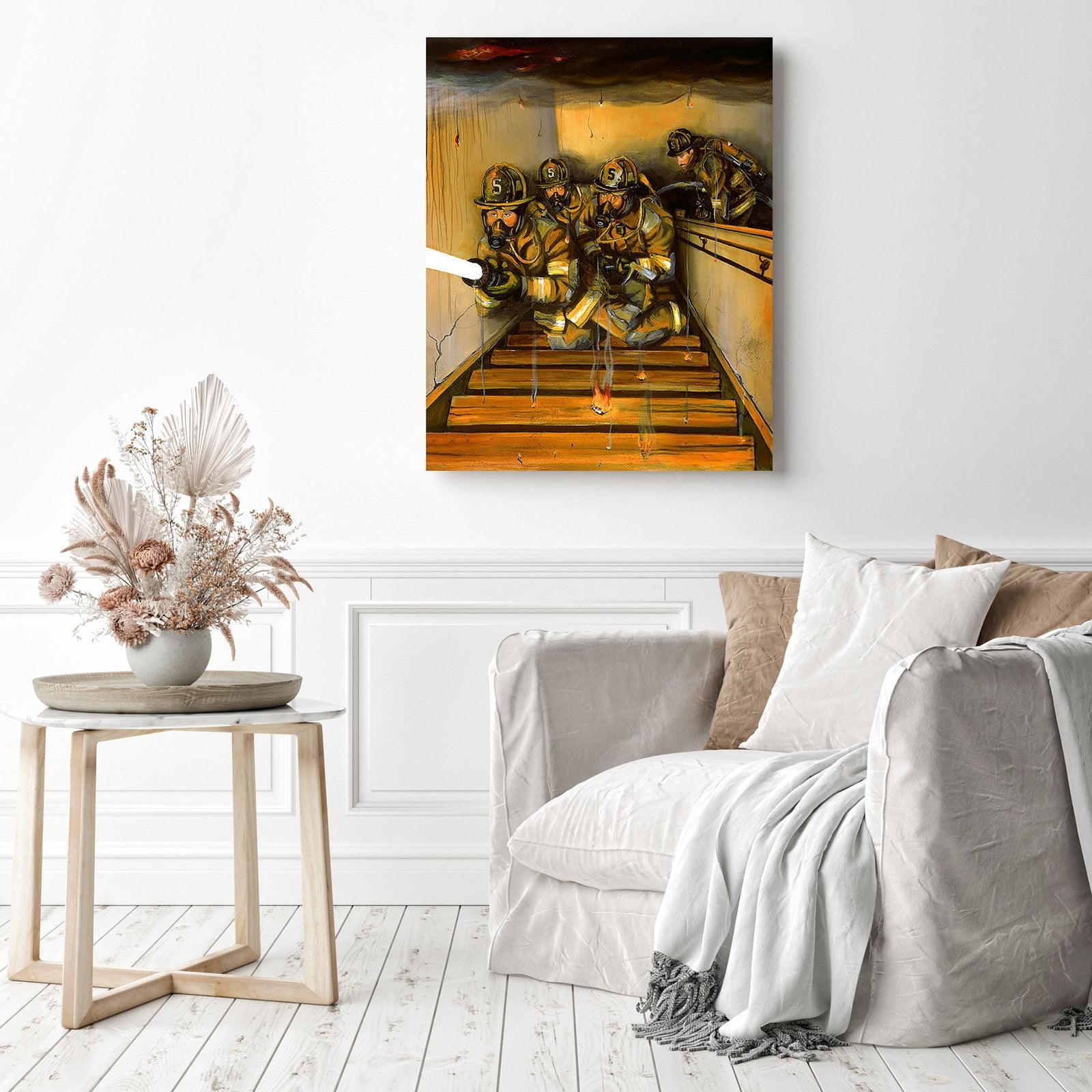 Goin' to Work | Diamond Painting Displayed as Home Decor