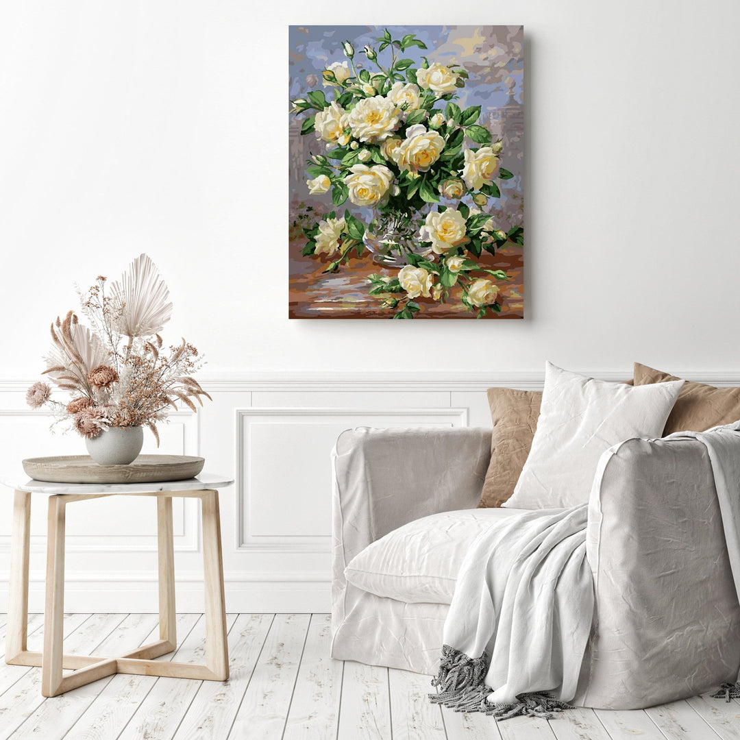 Yellow Flowers Still Life | Diamond Painting