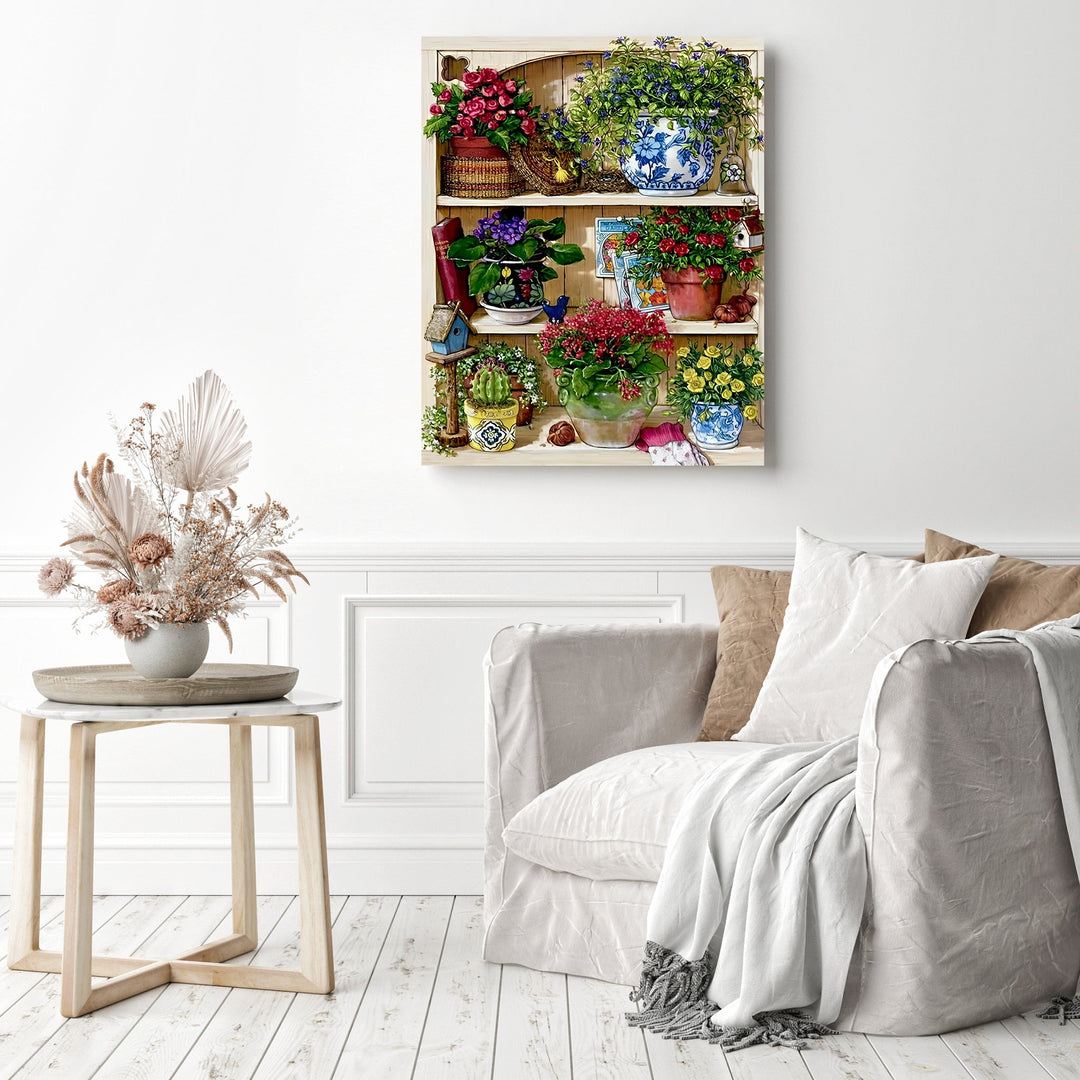 Flower Cupboard | Diamond Painting