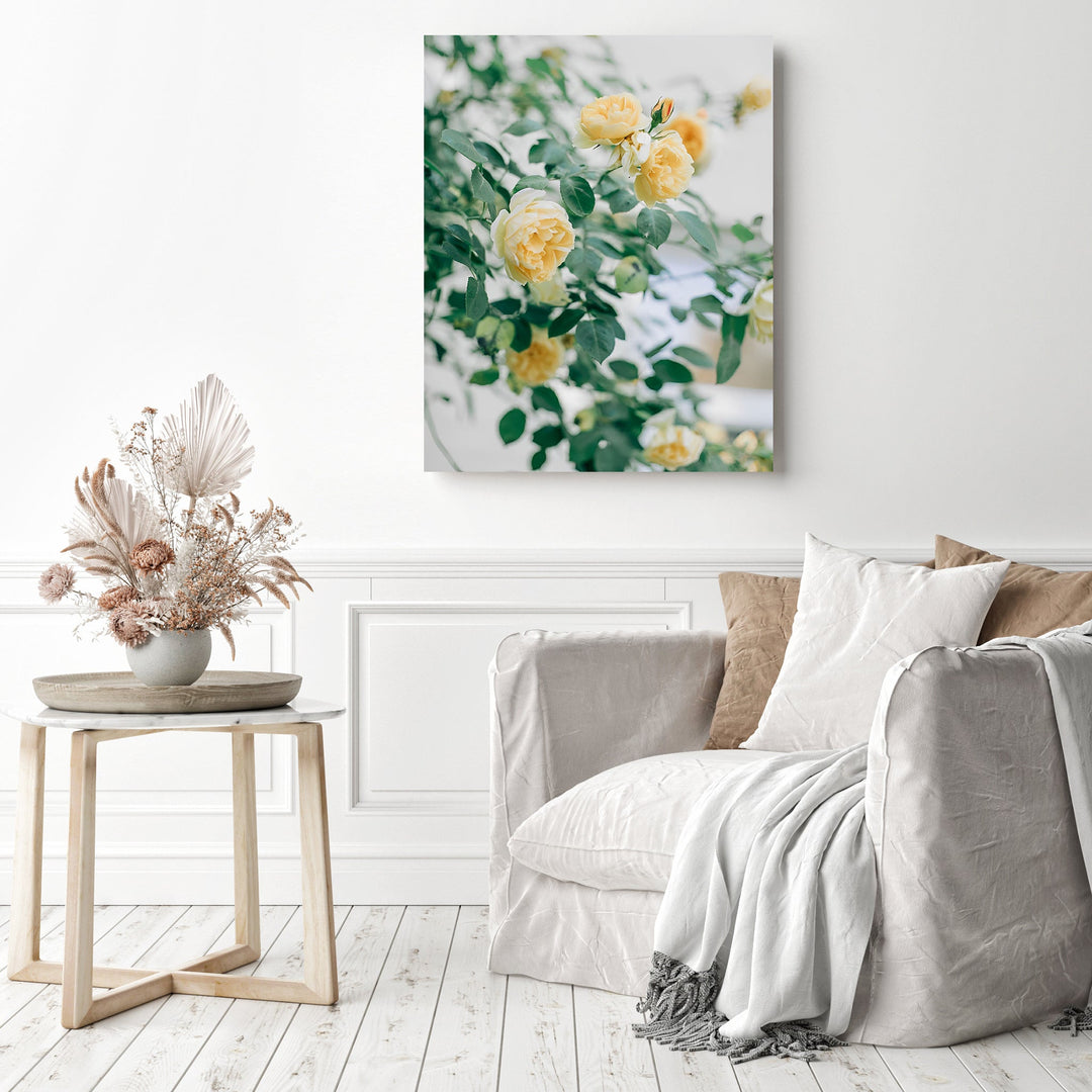 Yellow Roses in Bloom | Diamond Painting