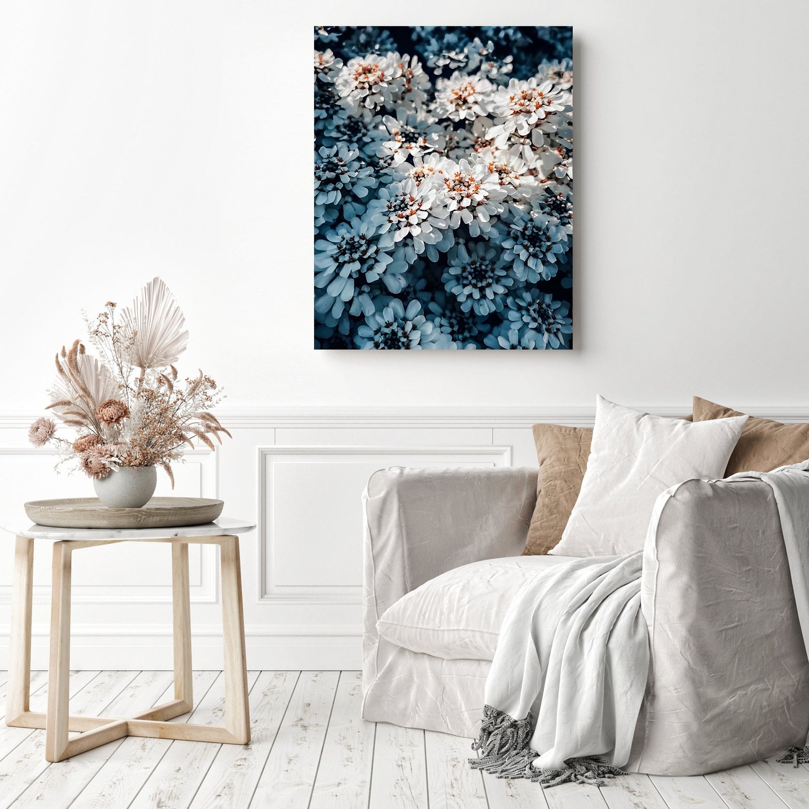 Flowers Bunch | Diamond Painting Displayed as Home Decor