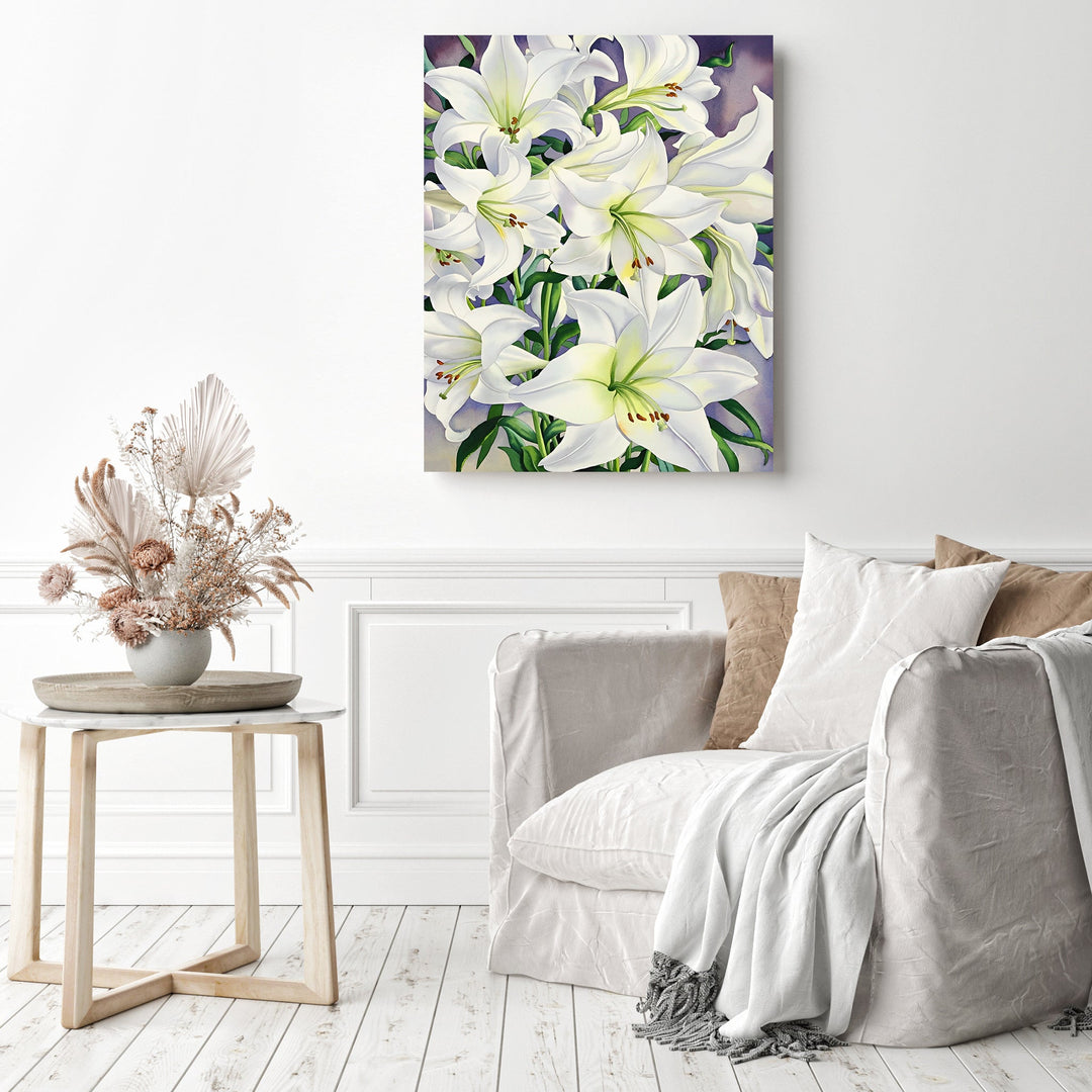 White Lilies | Diamond Painting