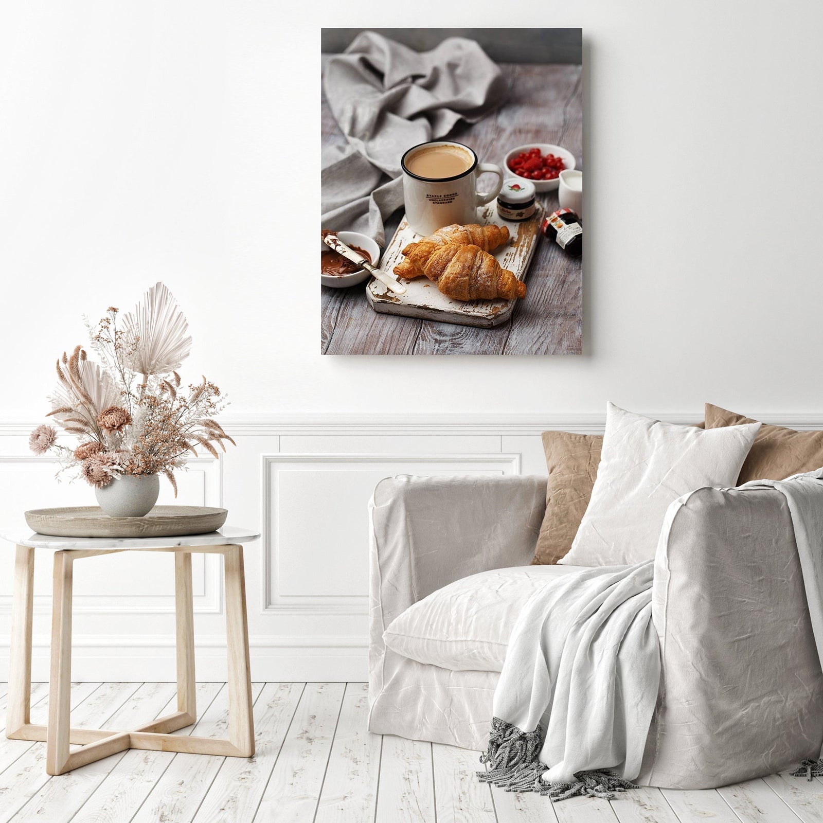 Morning Breakfast | Diamond Painting Displayed as Home Decor