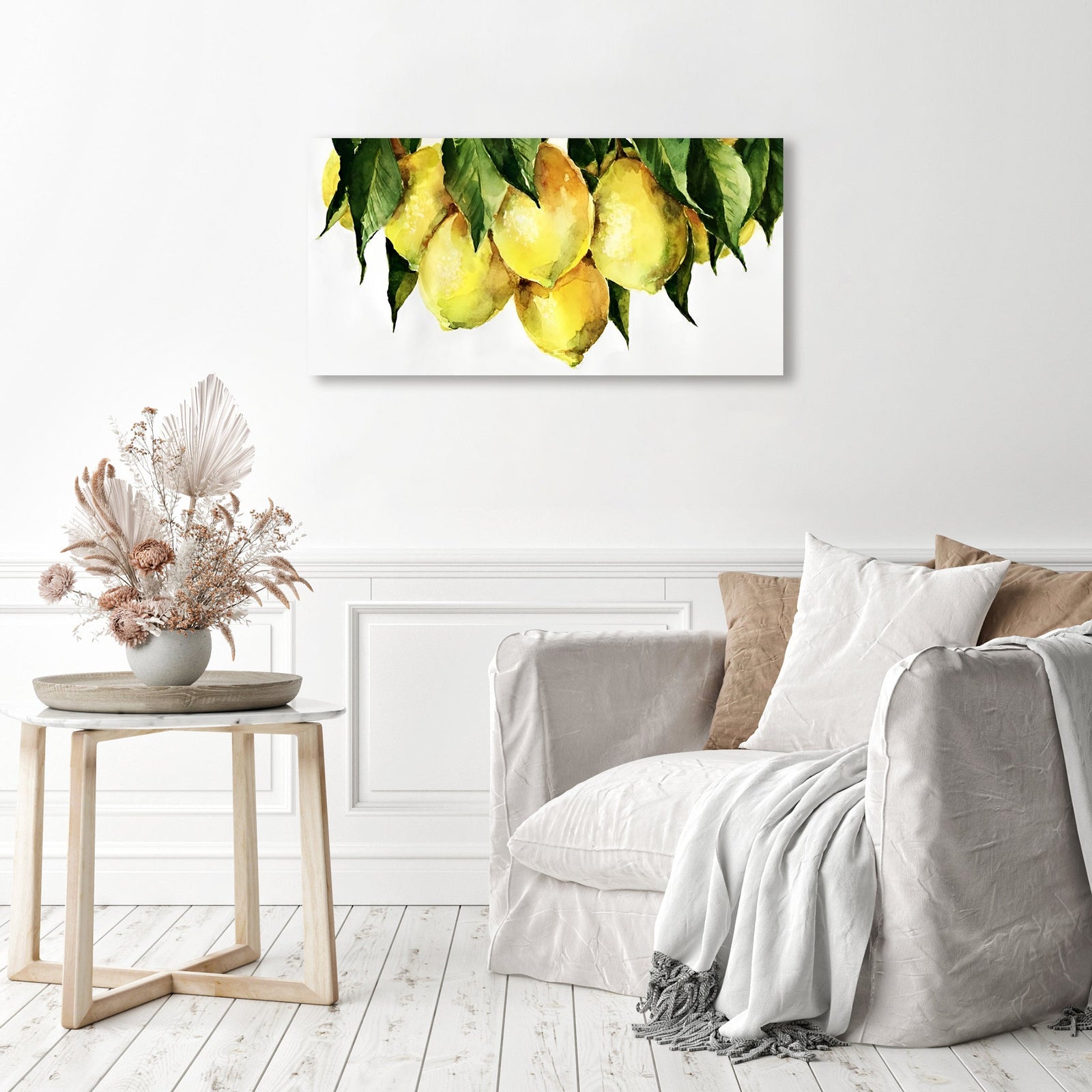 Citrus Tree | Diamond Painting Displayed as Home Decor