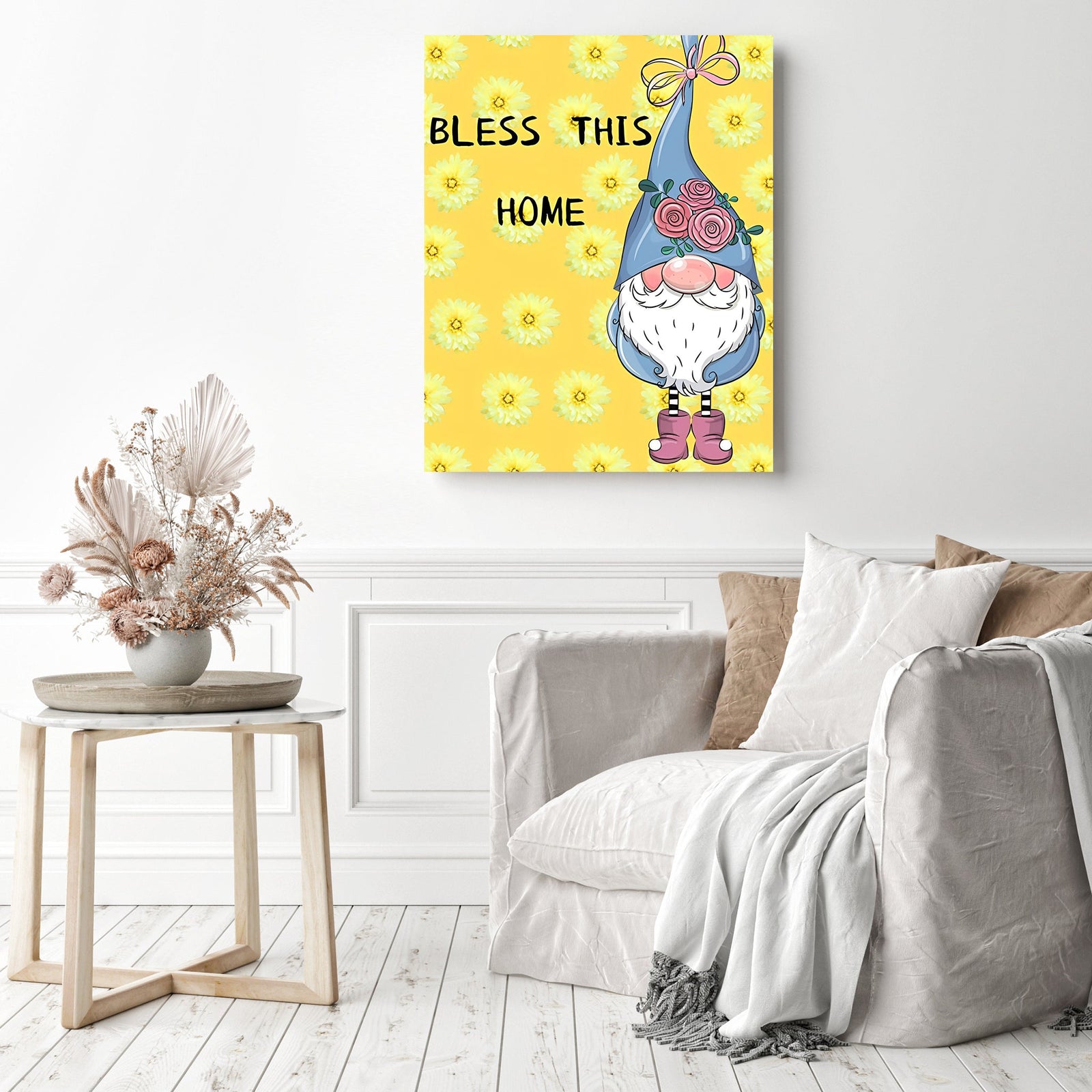 Bless This Home | Diamond Painting Displayed as Home Decor