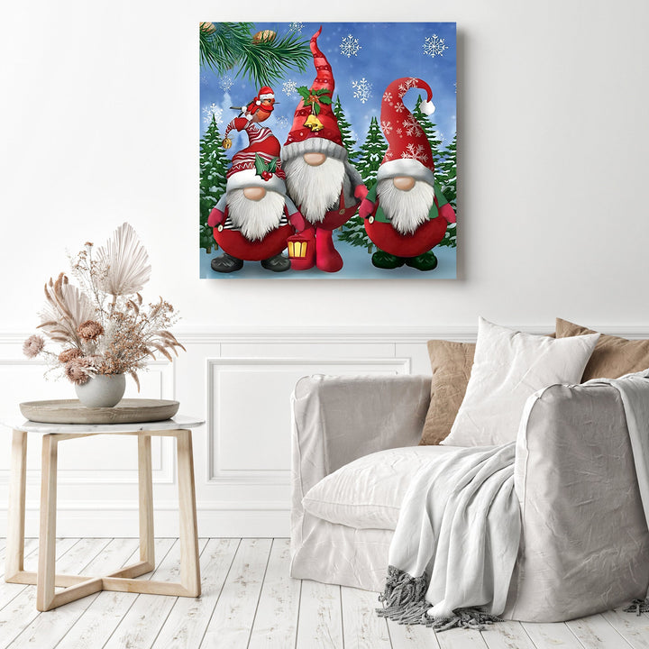 Christmas Gnomes Santa Claus | Diamond Painting