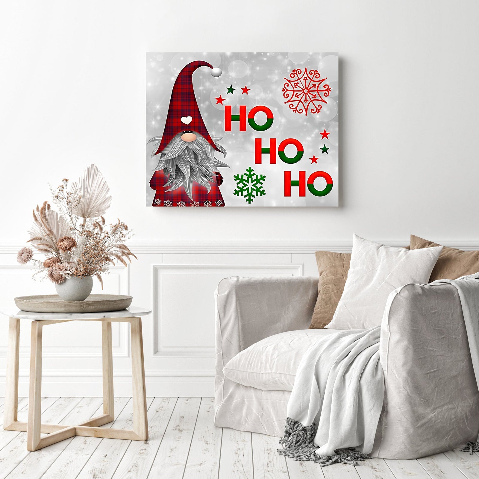 Christmas Gnomes | Diamond Painting Displayed as Home Decor