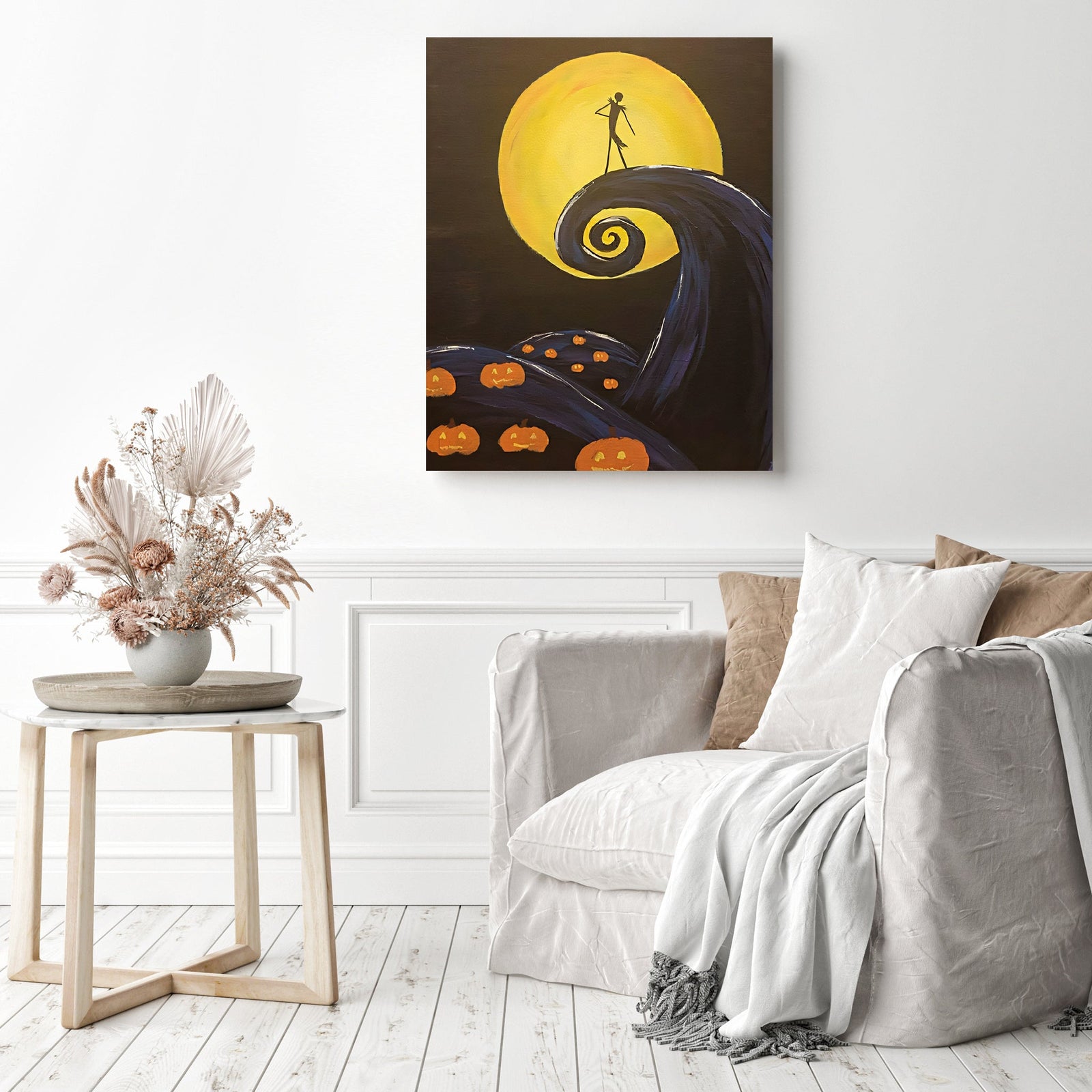 Nightmare | Diamond Painting Displayed as Home Decor