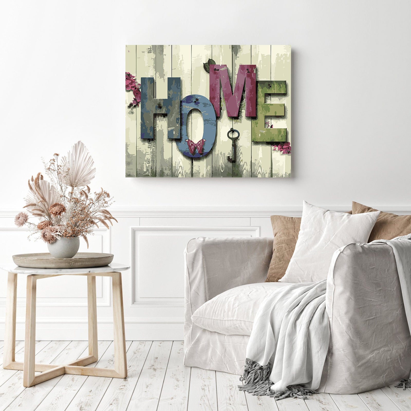 In the Doorway | Diamond Painting Displayed as Home Decor