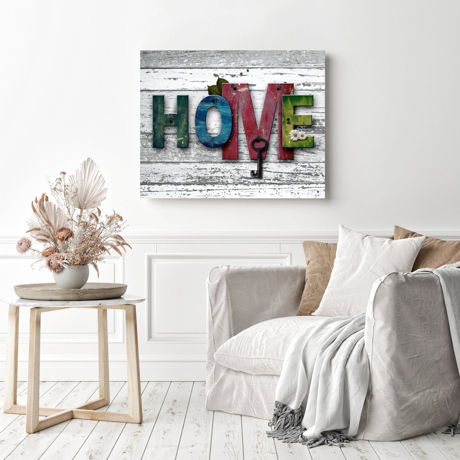 Sweet Home | Diamond Painting Displayed as Home Decor