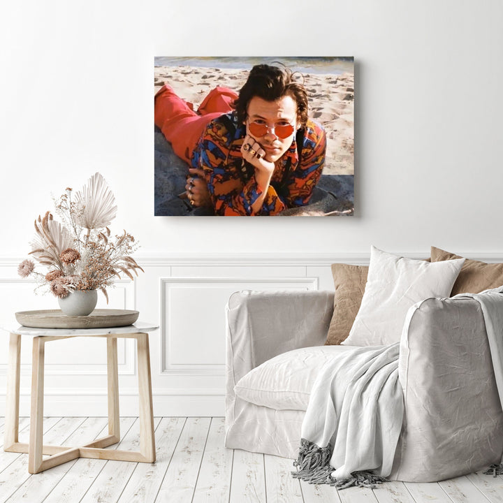 Harry Styles Malibu Beach | Diamond Painting