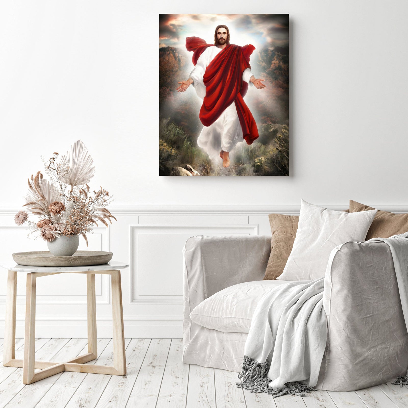 Jesus Christ | Diamond Painting Displayed as Home Decor