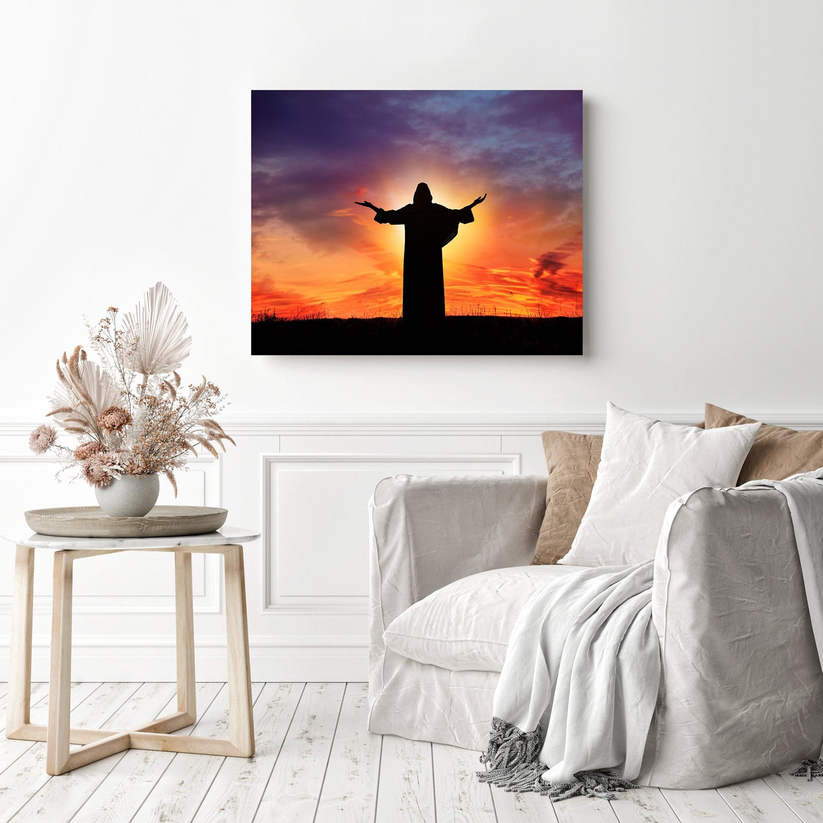 Faith in God | Diamond Painting Displayed as Home Decor