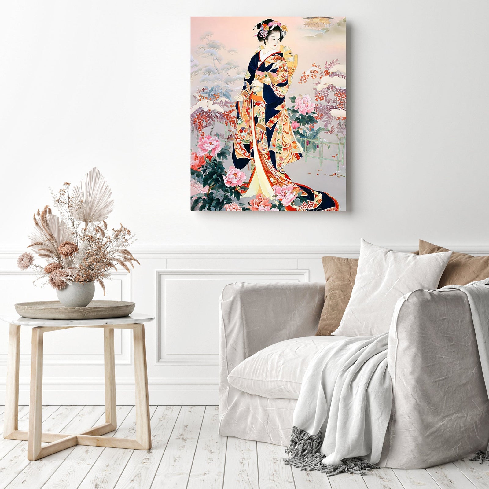 Kimono | Diamond Painting Displayed as Home Decor