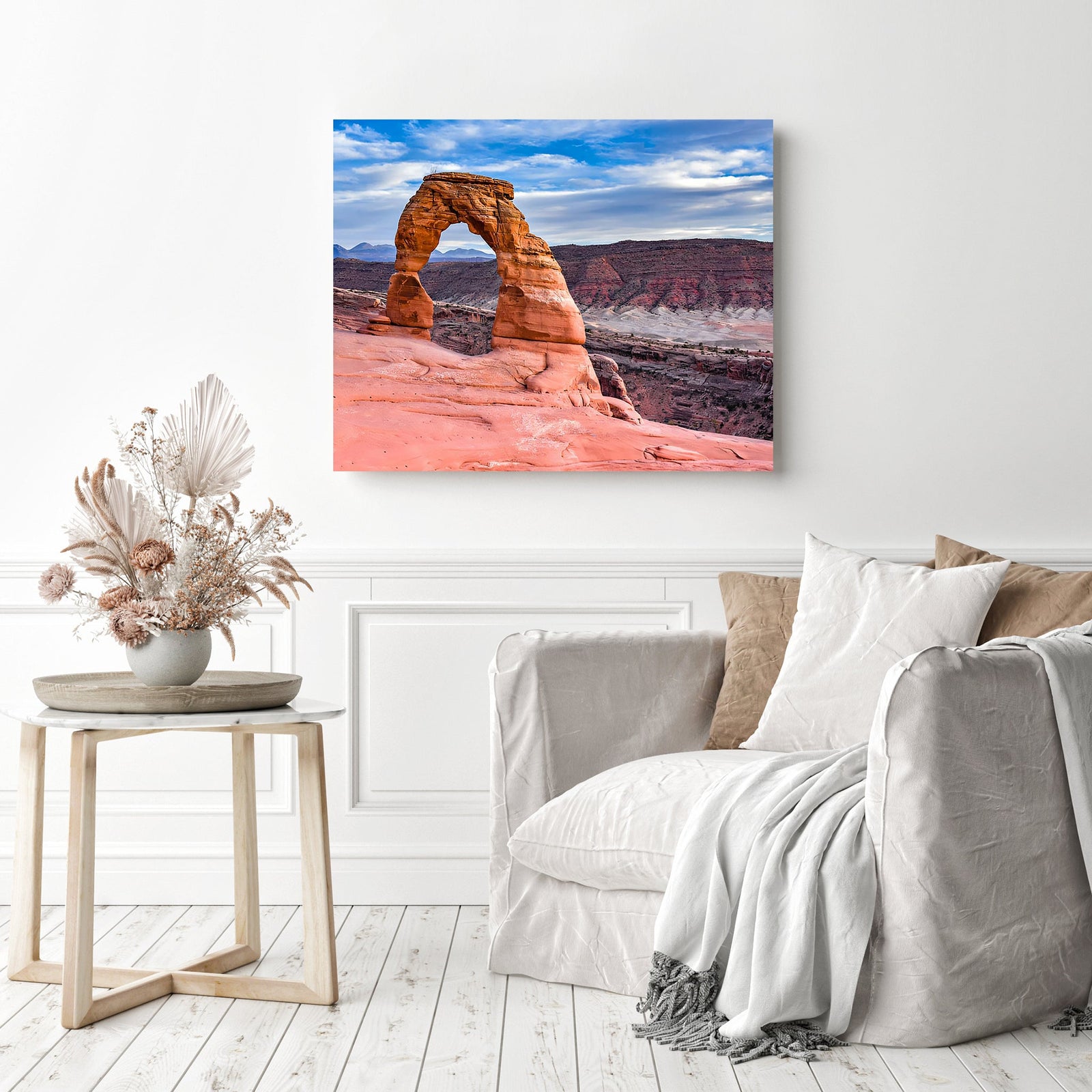 Arches National Park | Diamond Painting Displayed as Home Decor