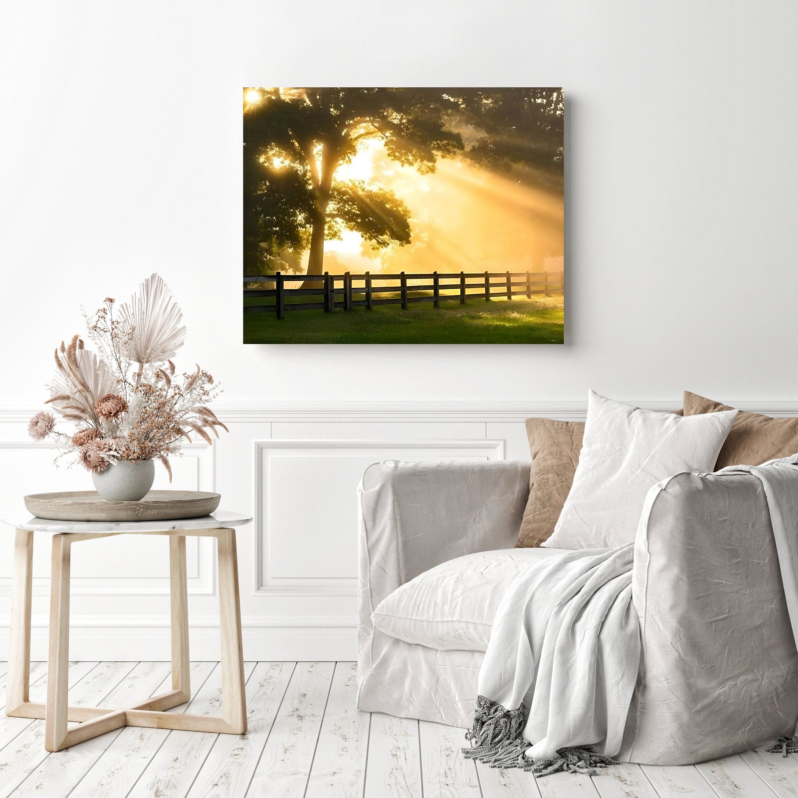 Break of Dawn | Diamond Painting Displayed as Home Decor