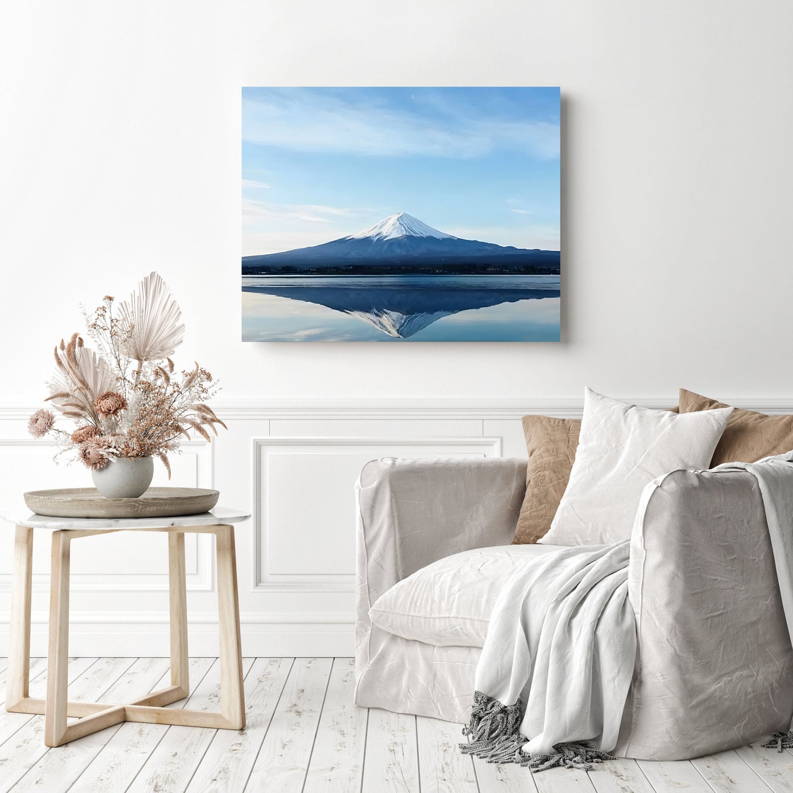 Mount Fuji | Diamond Painting Displayed as Home Decor