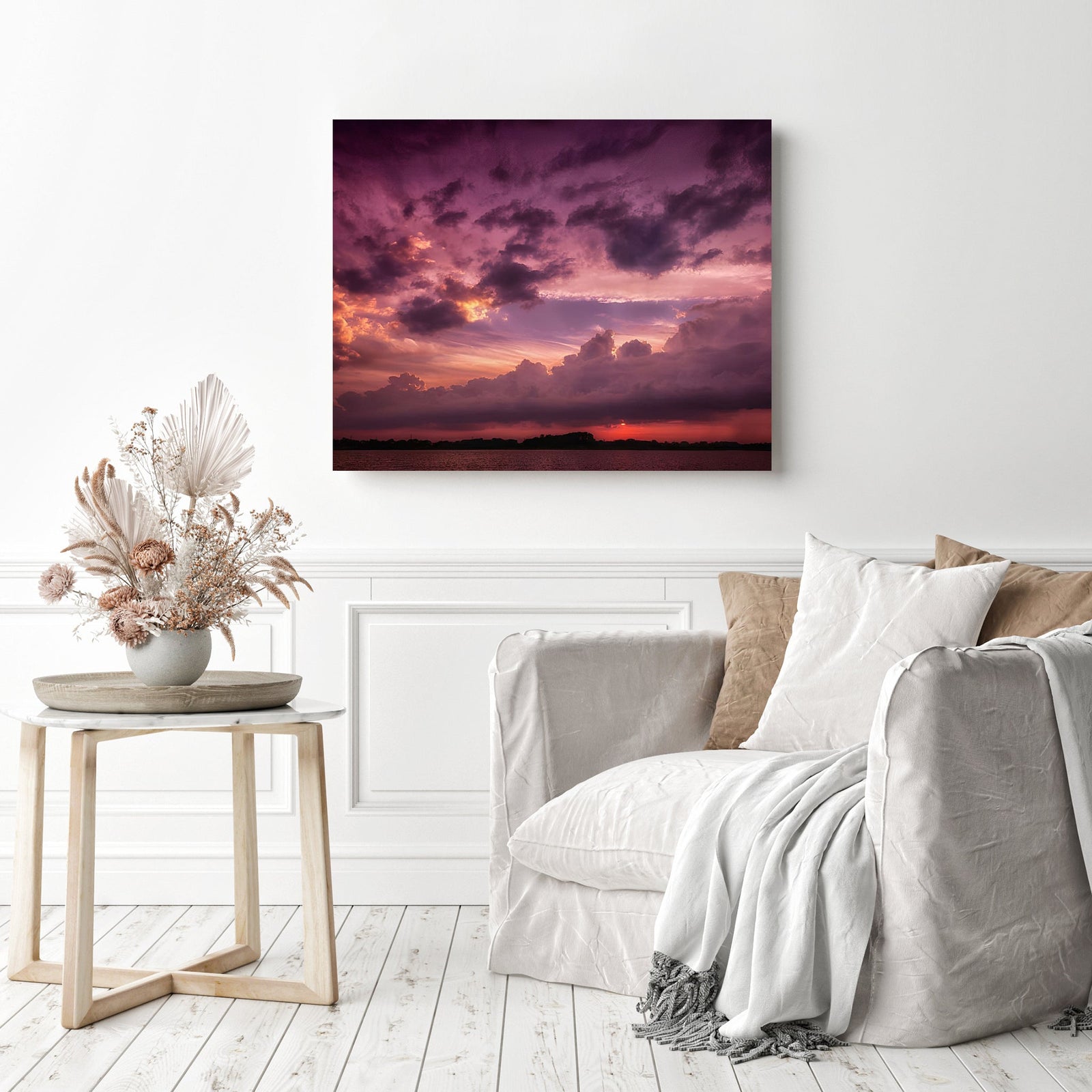 Summer Beauty | Diamond Painting Displayed as Home Decor