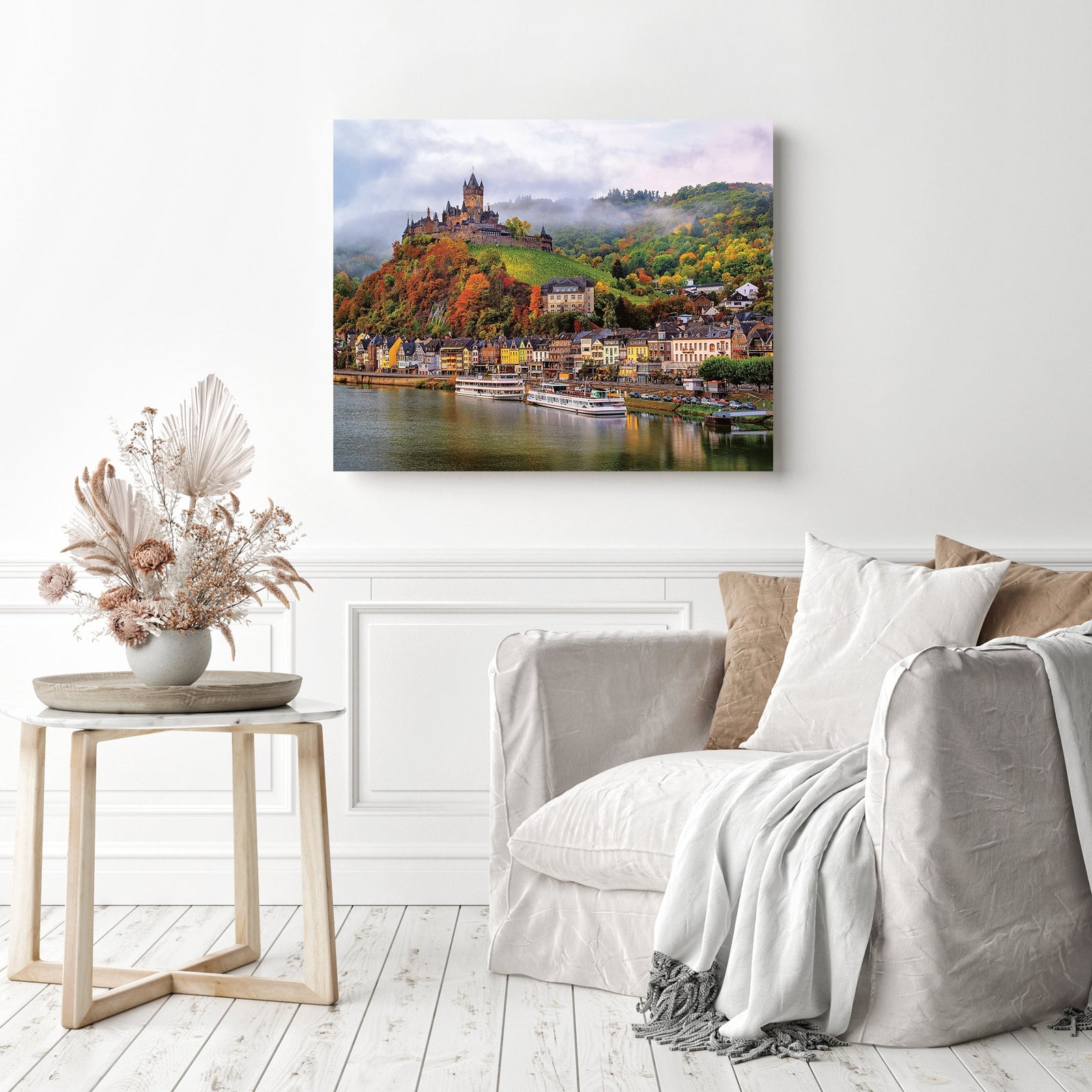 Cochem | Diamond Painting Displayed as Home Decor