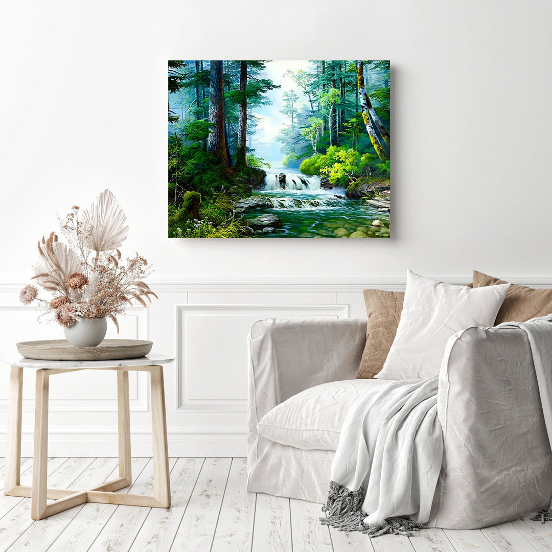 Small Waterfall | Diamond Painting