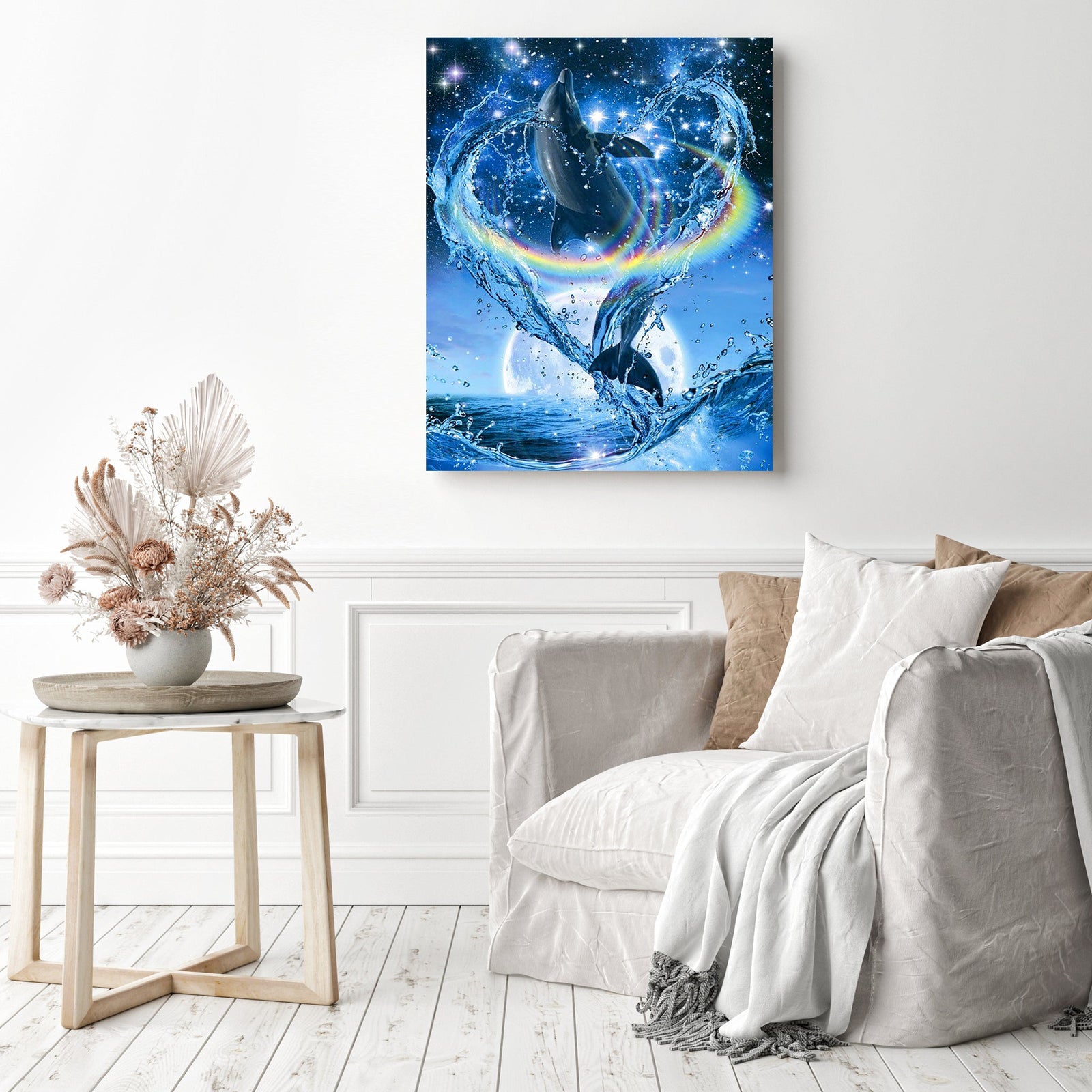 Ocean Dreams | Diamond Painting Displayed as Home Decor