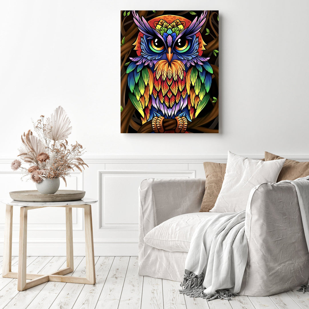 Rainbow Hoot | Diamond Painting