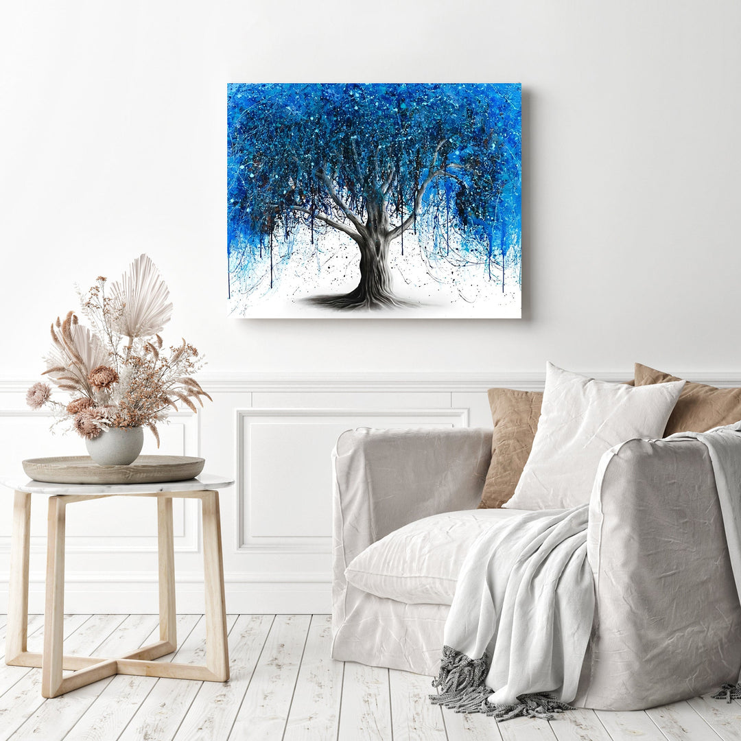 Blue Midnight Tree | Diamond Painting