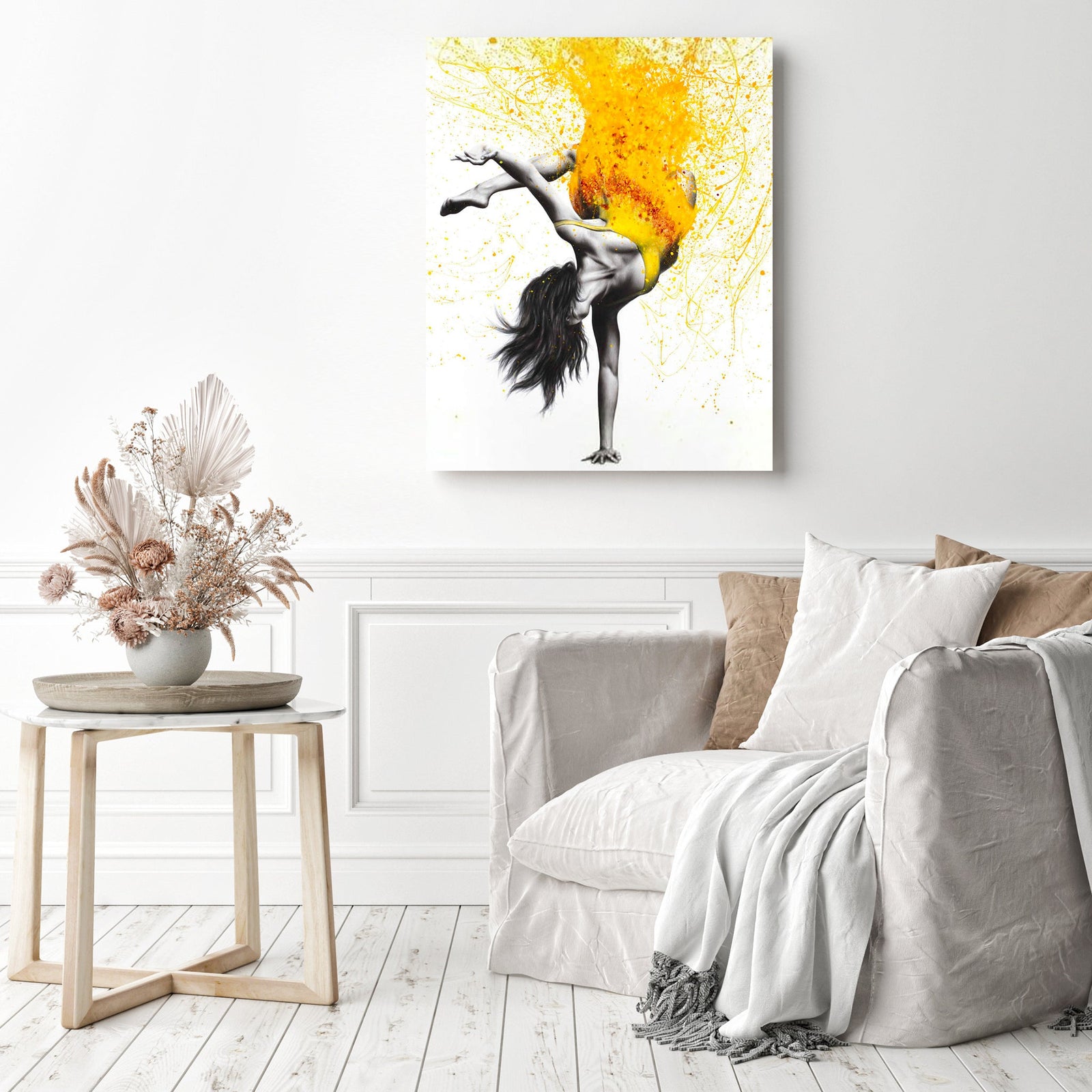 Break Into Dance | Diamond Painting Displayed as Home Decor