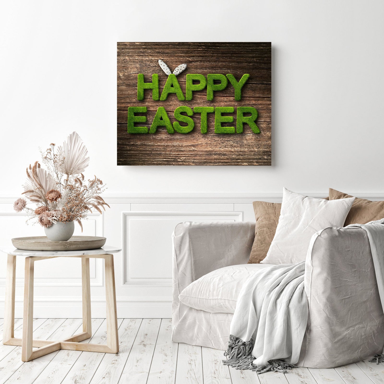 Happy Easter | Diamond Painting Displayed as Home Decor