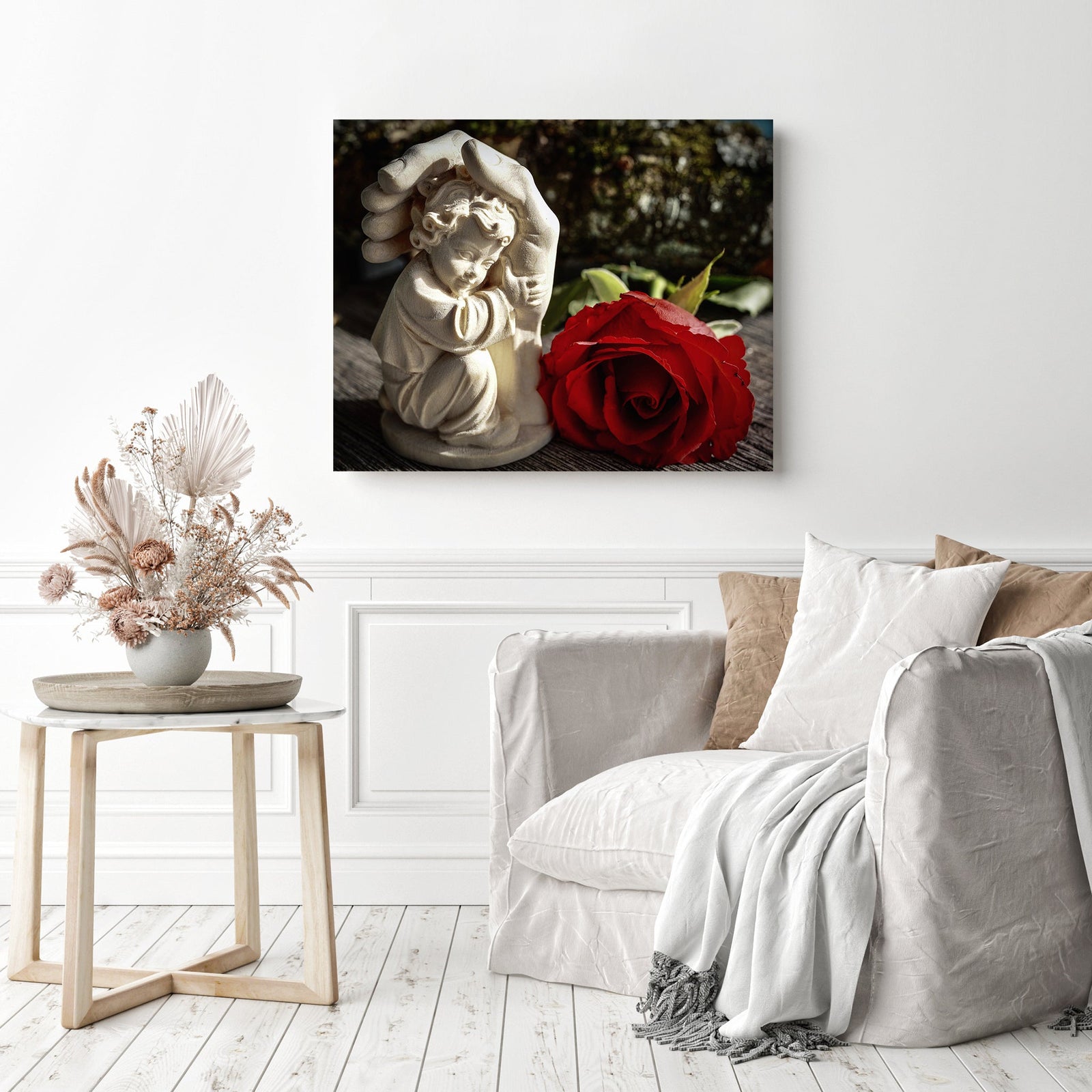 Just Have Faith | Diamond Painting Displayed as Home Decor